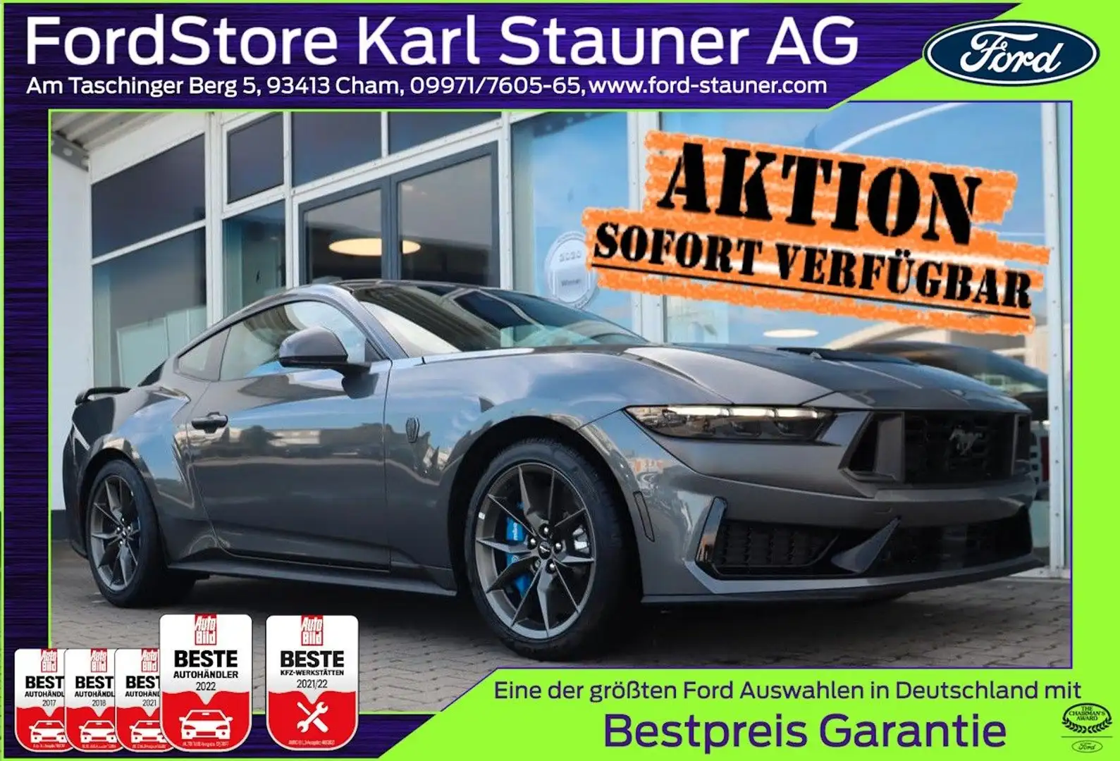 Ford Mustang Dark Horse Fahrwerk MagneRide 4,99% FIN* Grau - 1