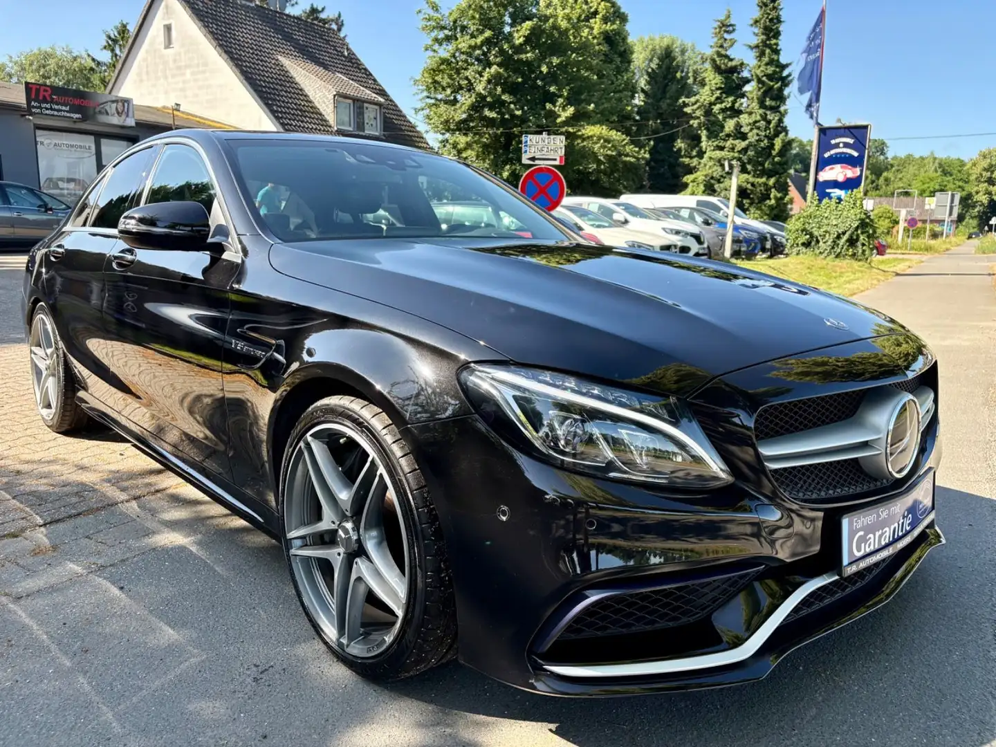 Mercedes-Benz C 63 AMG C -Klasse  Schwarz/Schwarz !!! Zwart - 2
