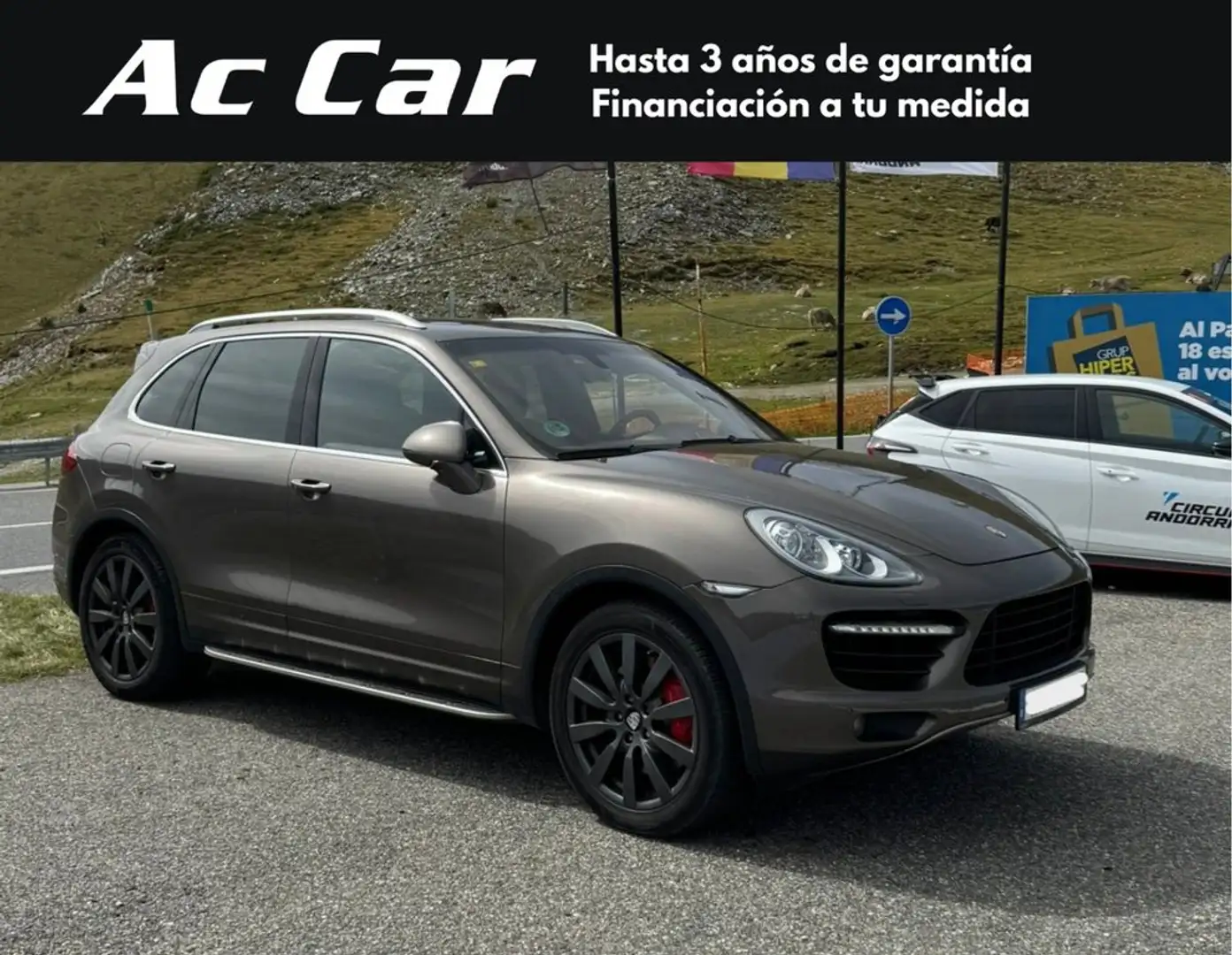 Porsche Cayenne 4.8 V8 Turbo Tiptronic Brun - 1