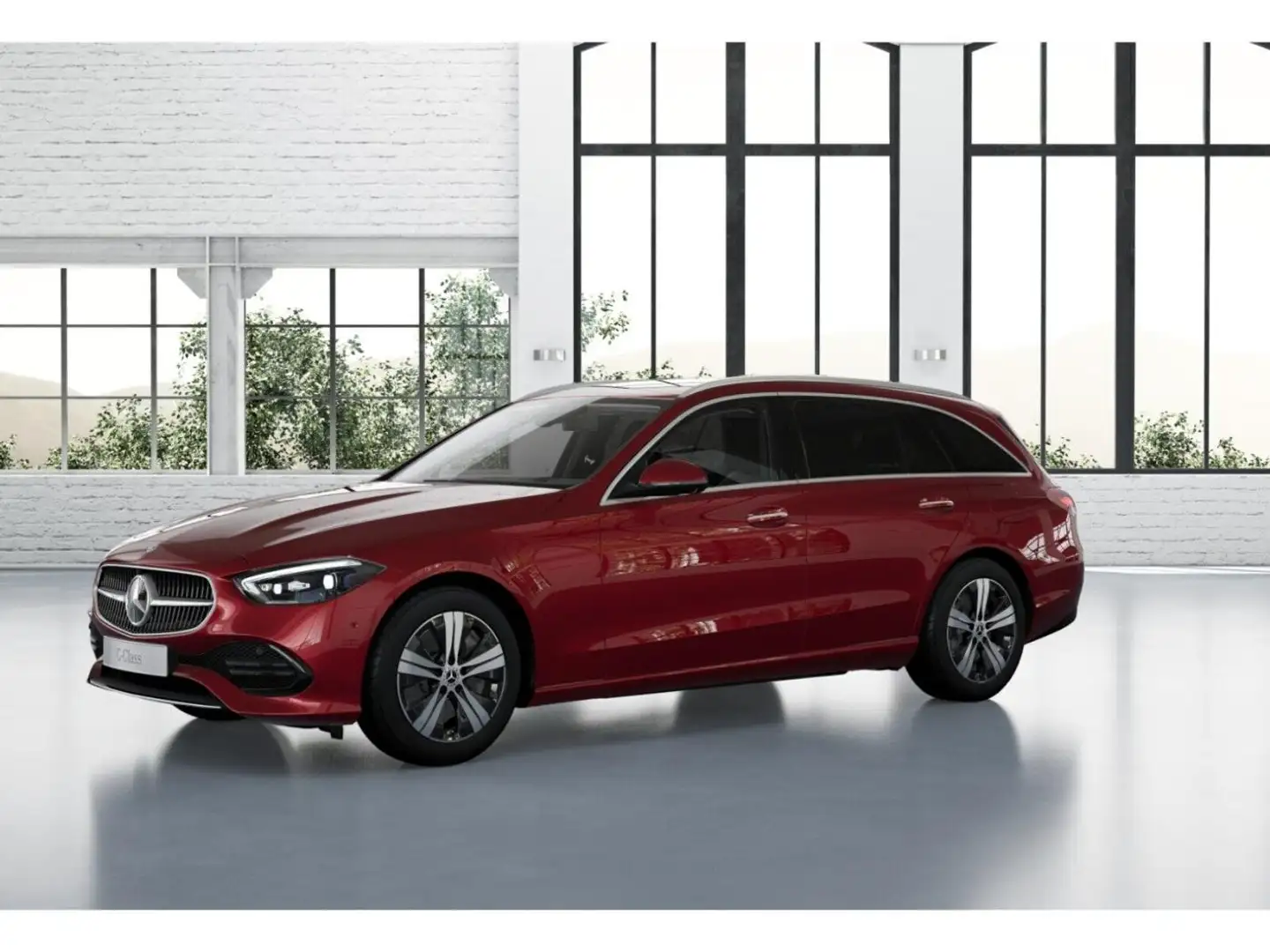 Mercedes-Benz C 300 e T Avantgarde AHK*HUD*EasyP*360°*DigLight Rot - 2