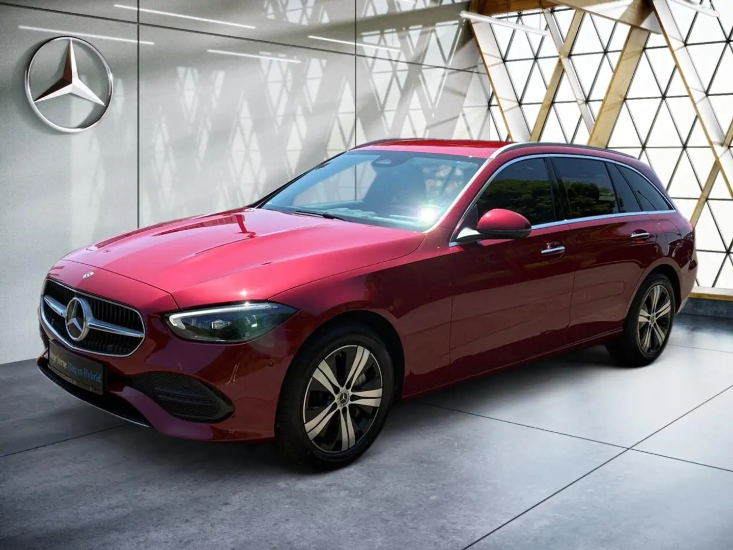 Mercedes-Benz C 300 e T Avantgarde AHK*HUD*EasyP*360°*DigLight Rot - 2
