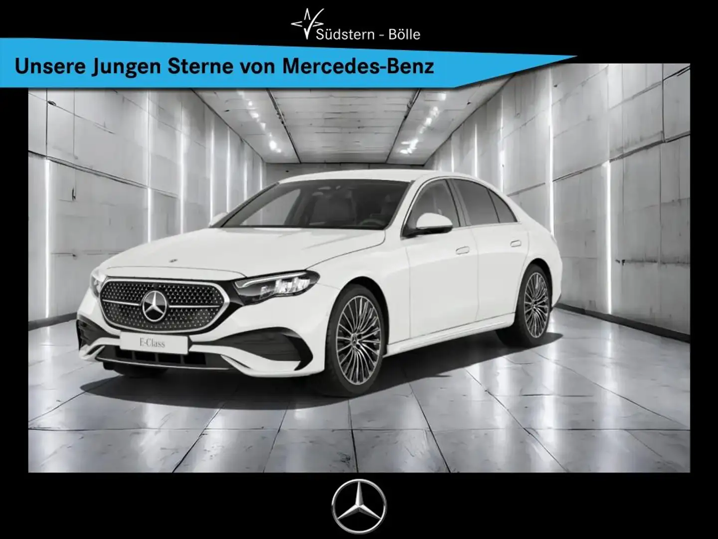 Mercedes-Benz E 220 d +AMG+SHZ+NAVI+AMBIENTE+KAMERA+PDC+LED Blanc - 1