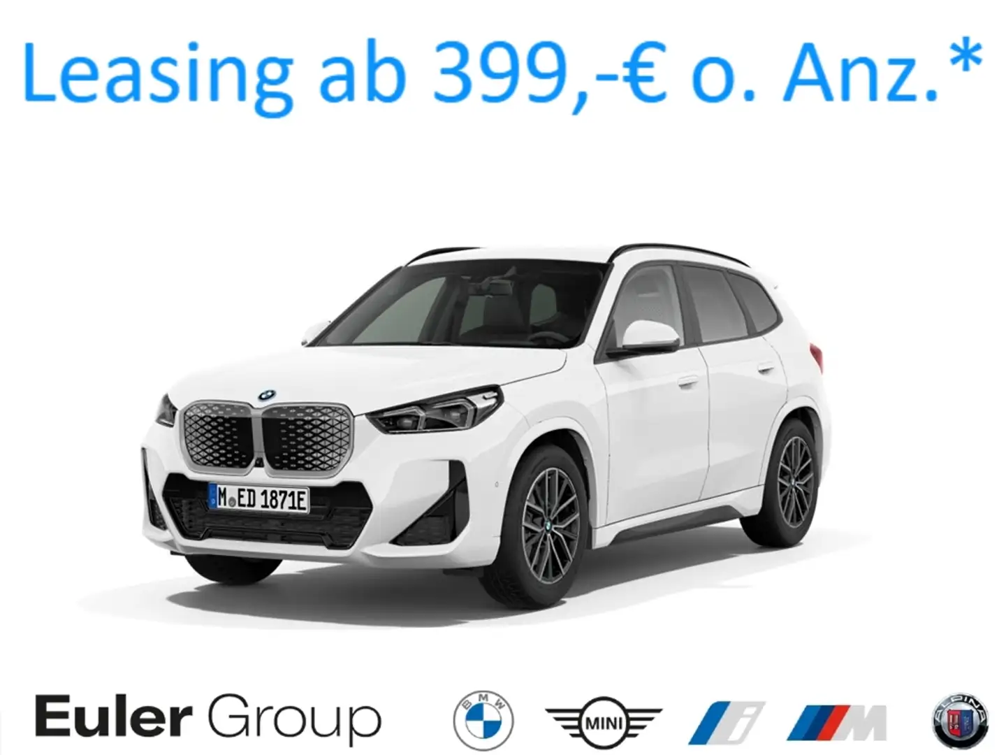 BMW iX1 xDrive30 M Sport 18'' AHK Aktivsitz Memory HUD H/K Weiß - 1