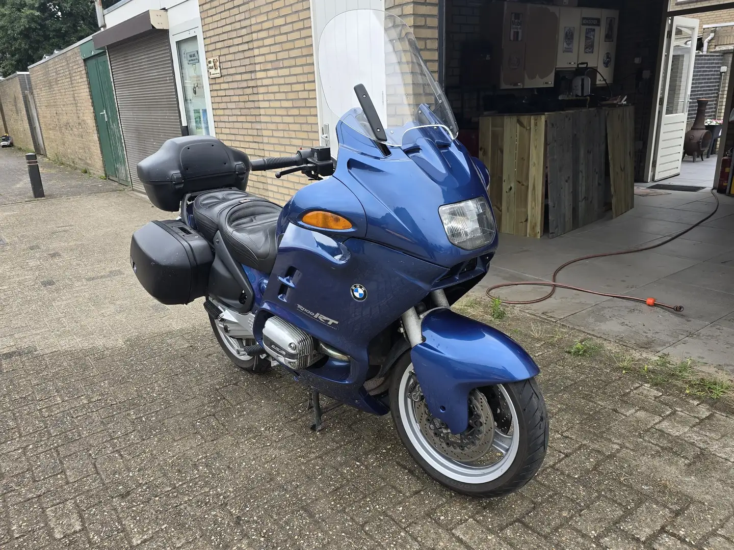 BMW R 1100 RT zeer compleet incl lader, navi, nieuwe accu, Kék - 1