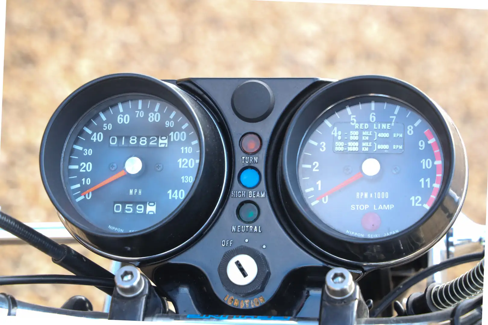 Kawasaki 500 H1 Mach III One of the final production years, Equipp - 2