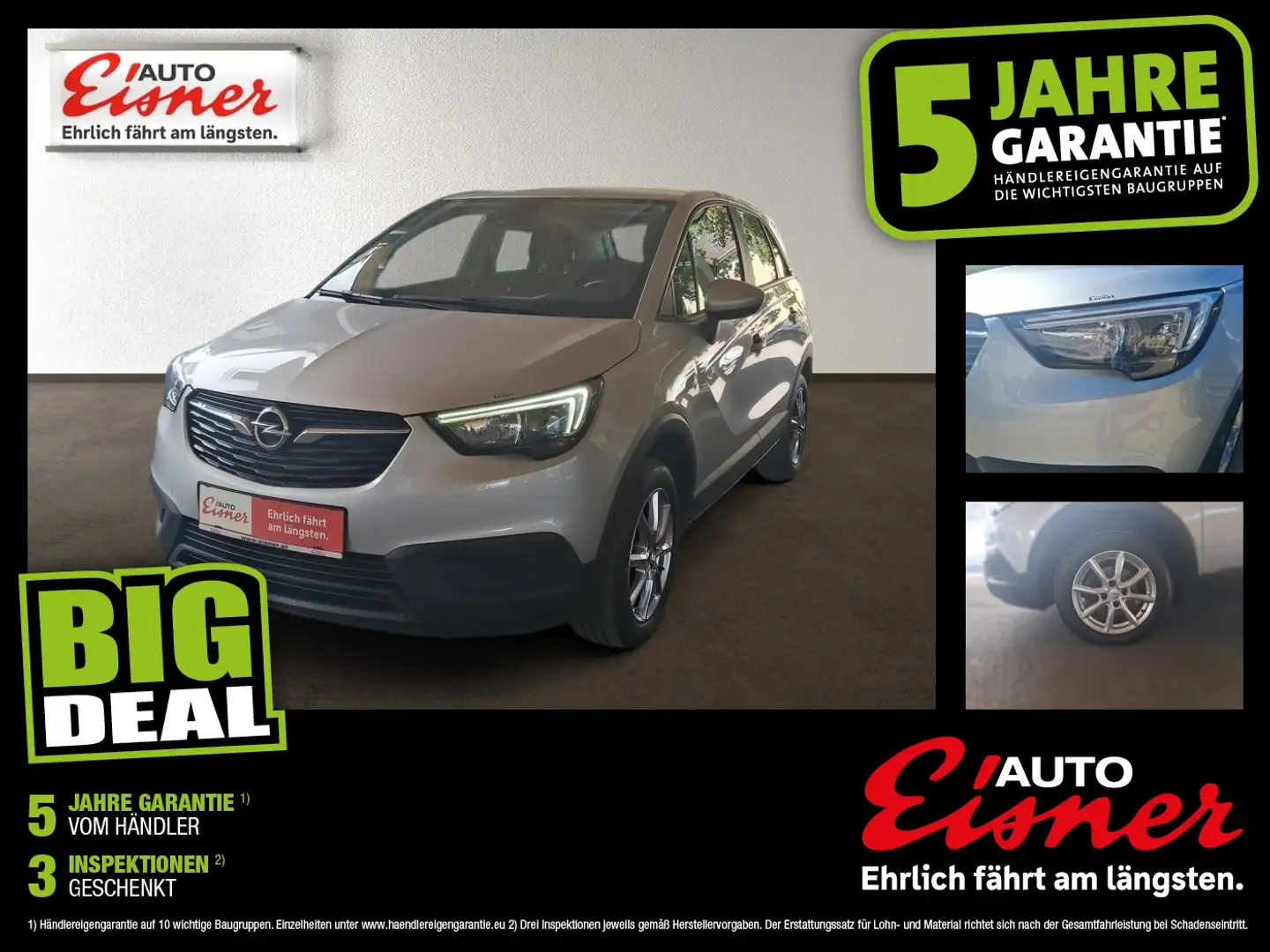 Opel Crossland X Argent - 1