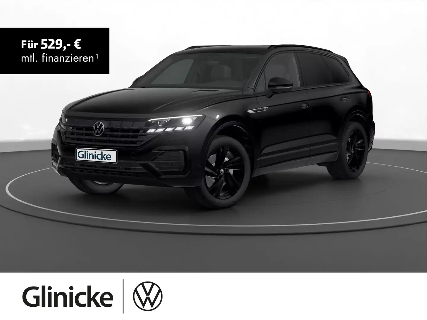 Volkswagen Touareg 3.0 V6 TDI 4M R-Line AHK Matrix LM 20" L Schwarz - 1