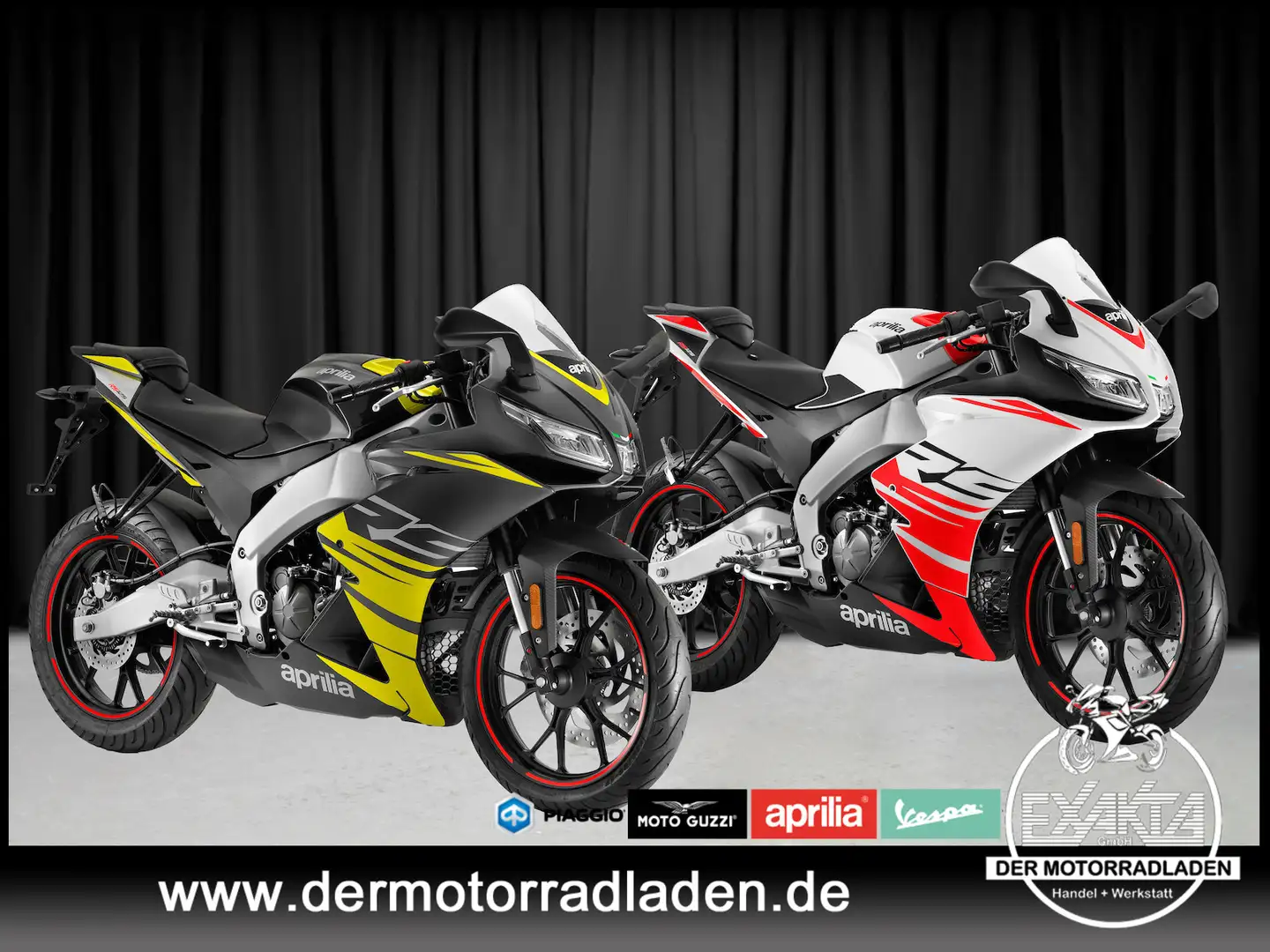 Aprilia RS 125 RS 125 E5+ // 2x Farben // Bianco - 1