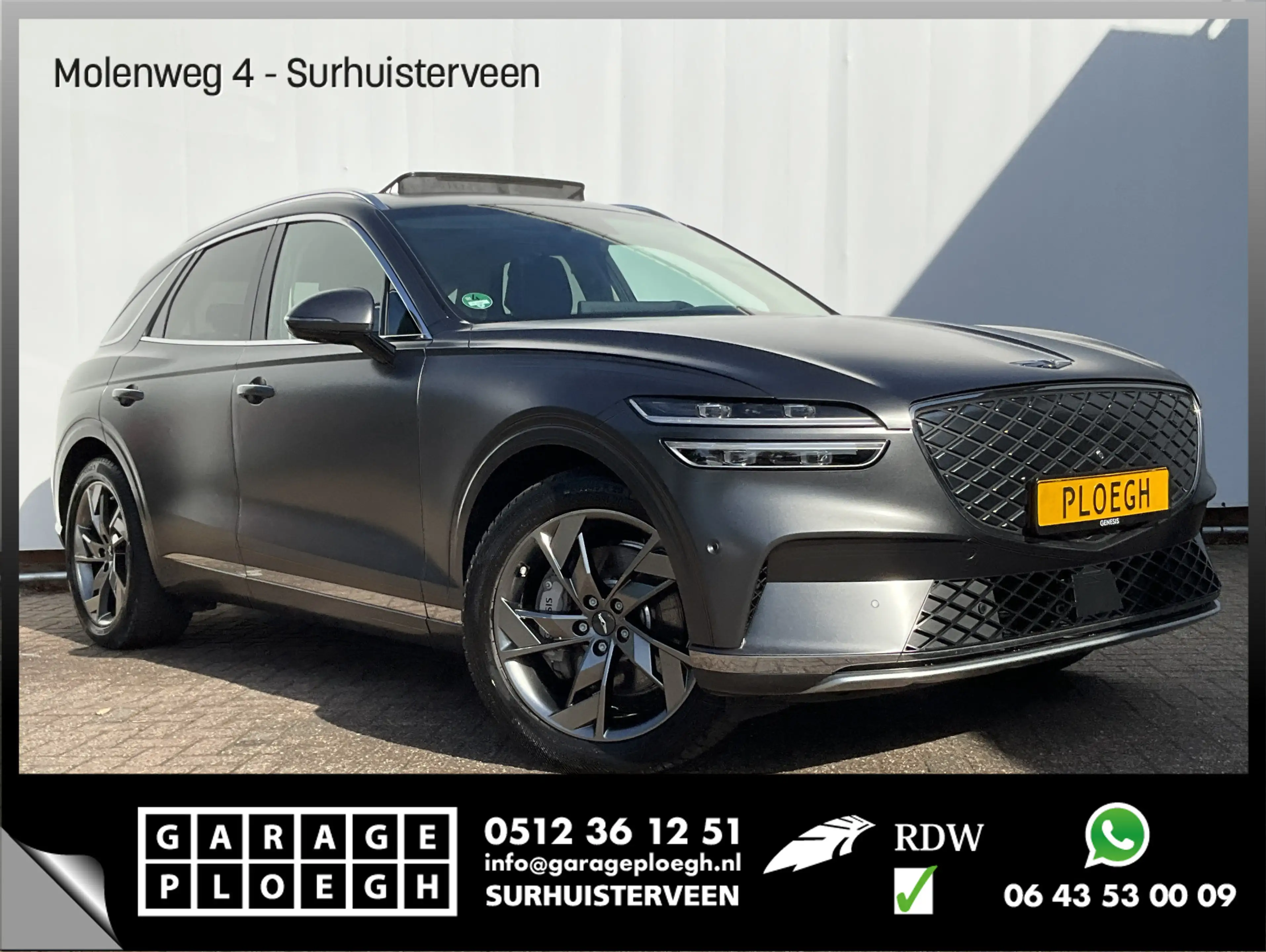 Genesis GV70 Pano SOH 98% Afn.Trekhaak Leer 360° HUD Stoelverw+
