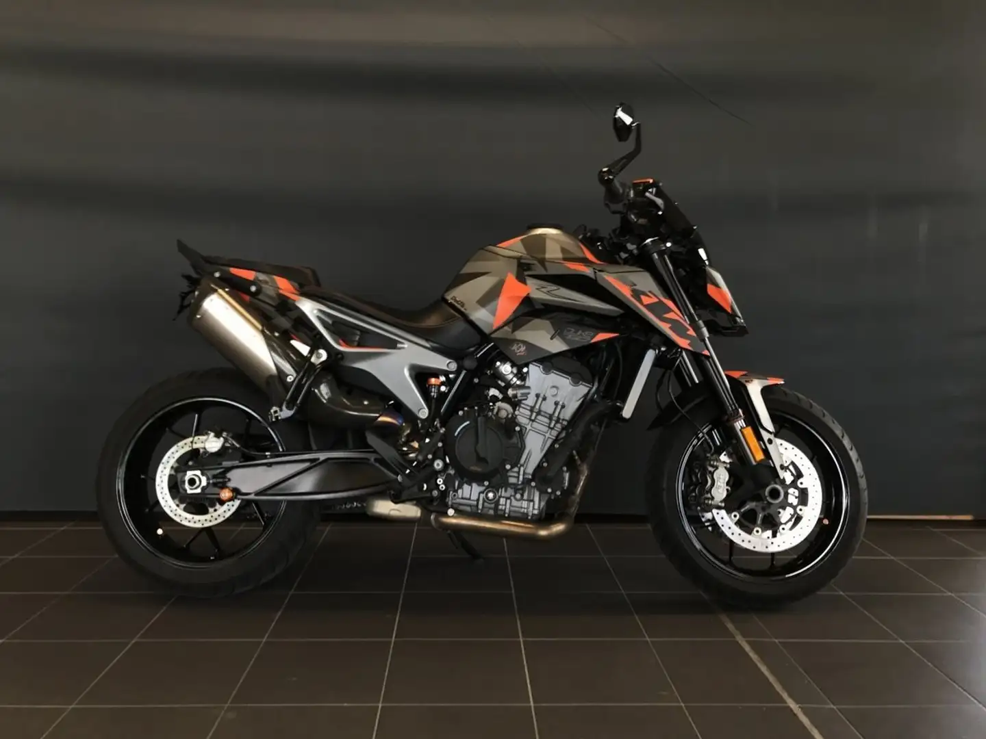 KTM 790 Duke /// Akra - Tiefer -Extras Portocaliu - 1