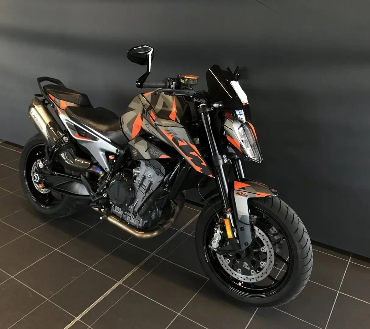 KTM 790 Duke /// Akra - Tiefer -Extras Portocaliu - 2