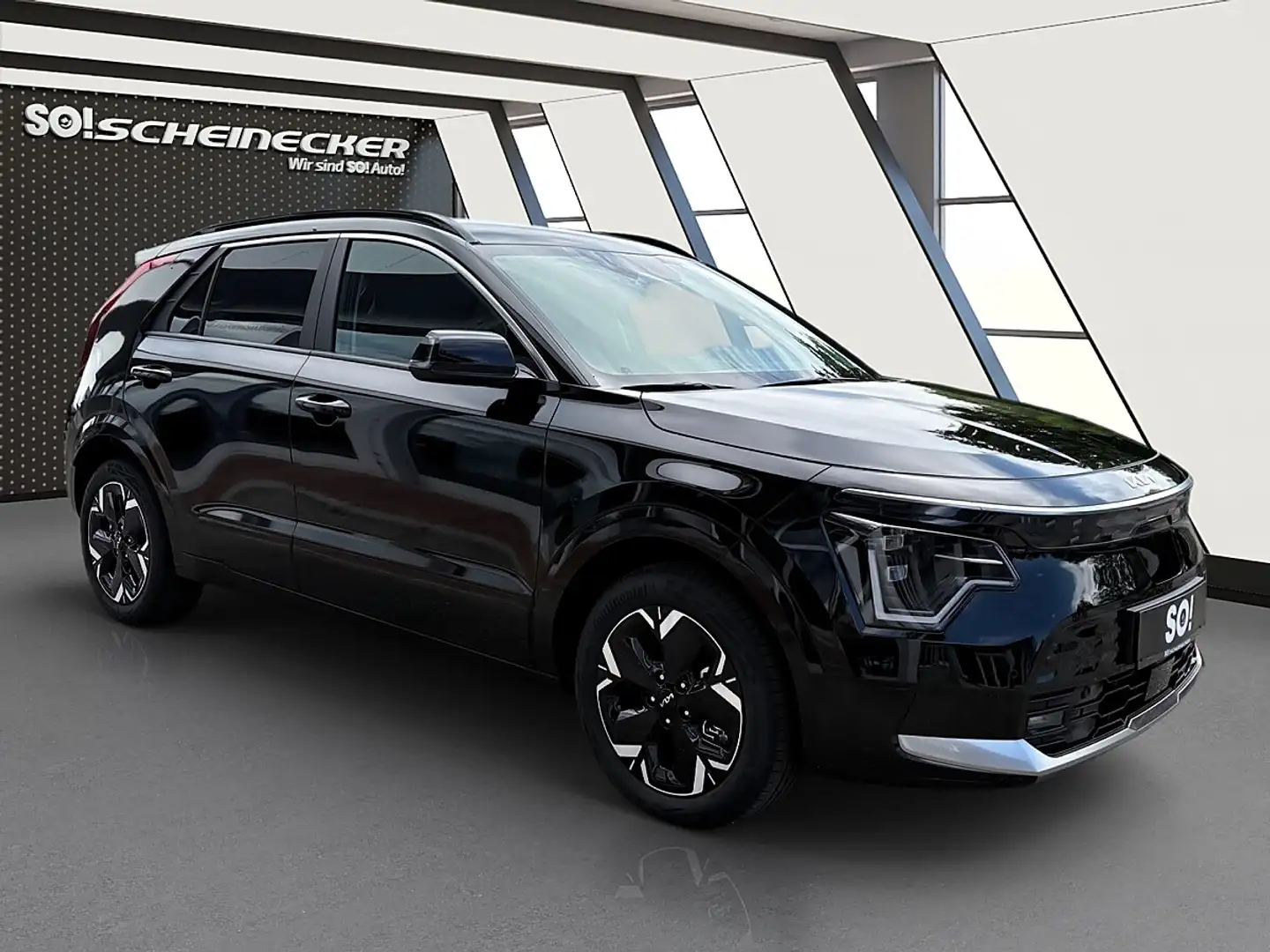 Kia e-Niro Niro EV Long Range 64kWh Gold Aut. Schwarz - 1