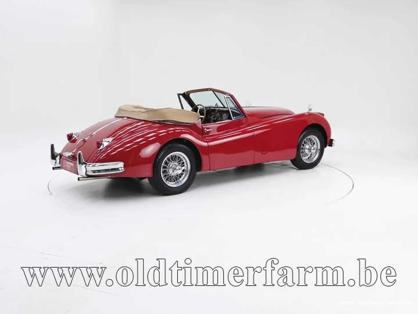 Jaguar XK 140 DHC Automatic '57 CH41bw Rojo - 2