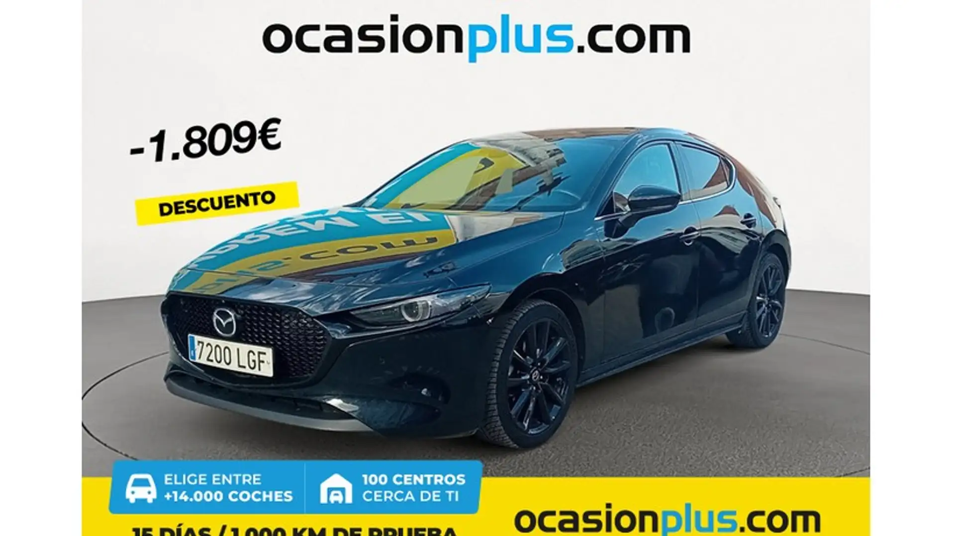 Mazda 3 2.0 Skyactiv-X Zenith-X Safety Red 132kW Negro - 1