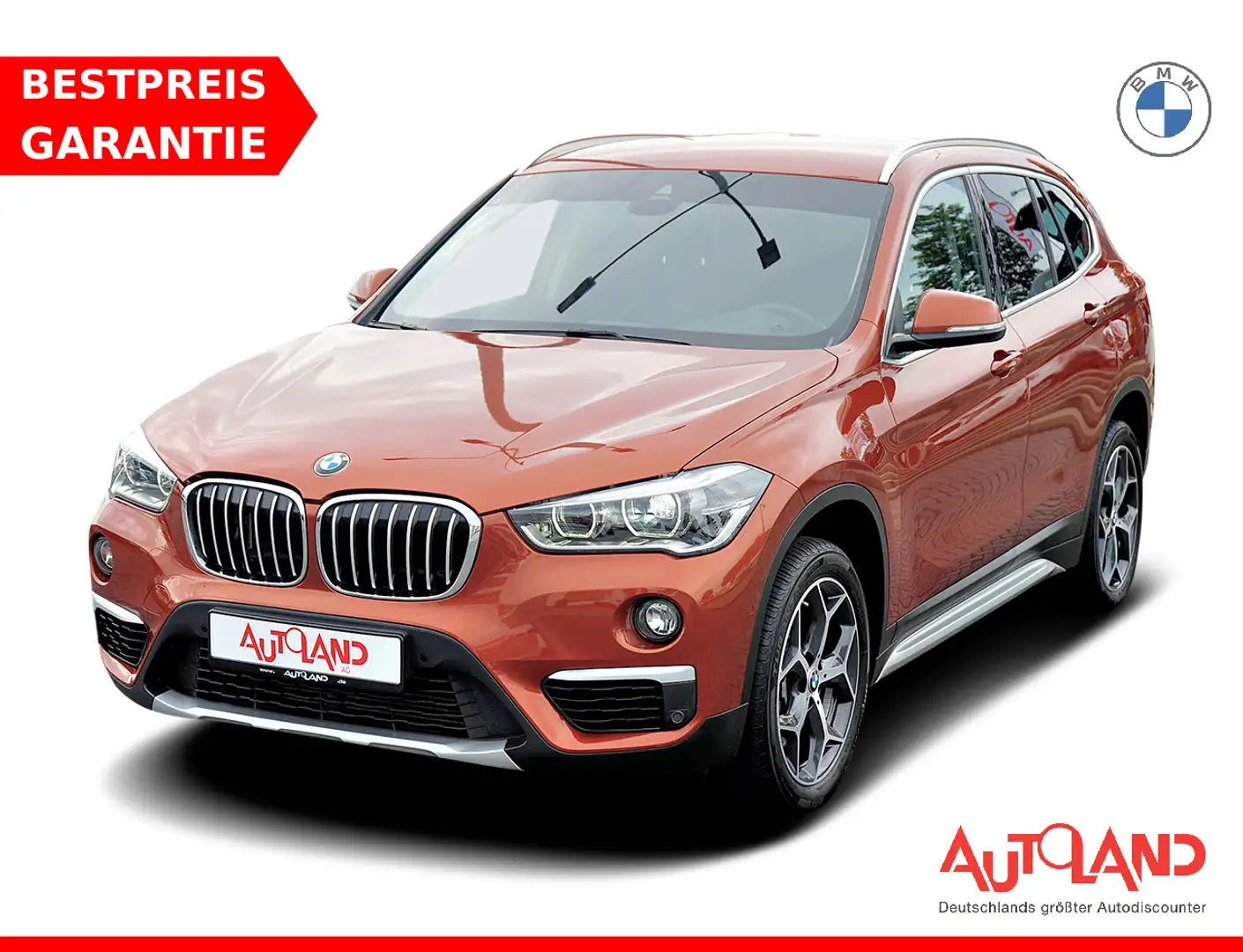 BMW X1 sDrive 20 i xLine Sitzheizung LED Navi DAB Orange - 1