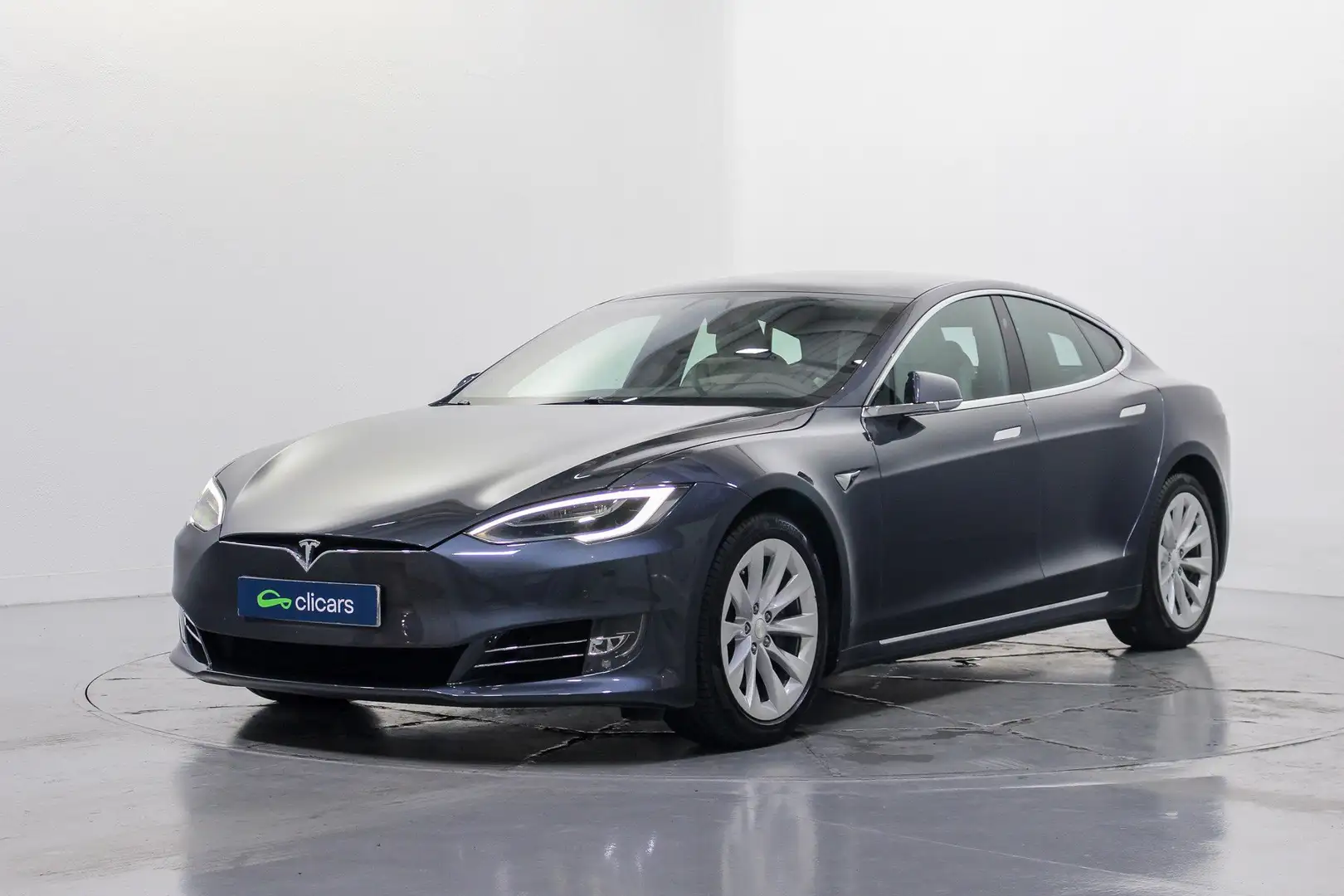 Tesla Model S Long Range AWD Gris - 1