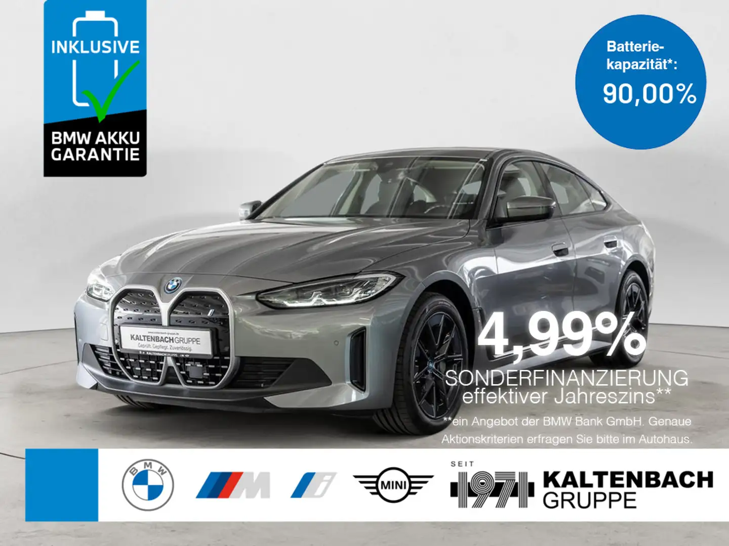 BMW i4 eDrive 40 Gran Coupe LED ACC NAVI KAMERA Gris - 1