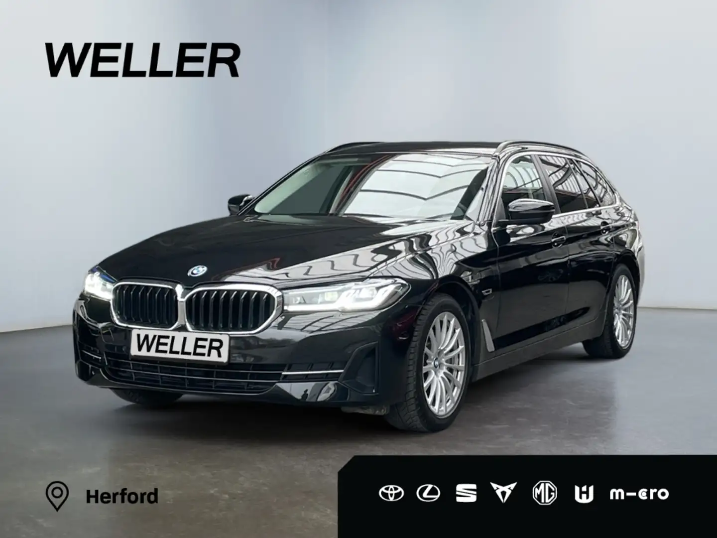 BMW 530 e xDrive Touring *AHK*HUD*Navi*LED*CarPlay* Negro - 1