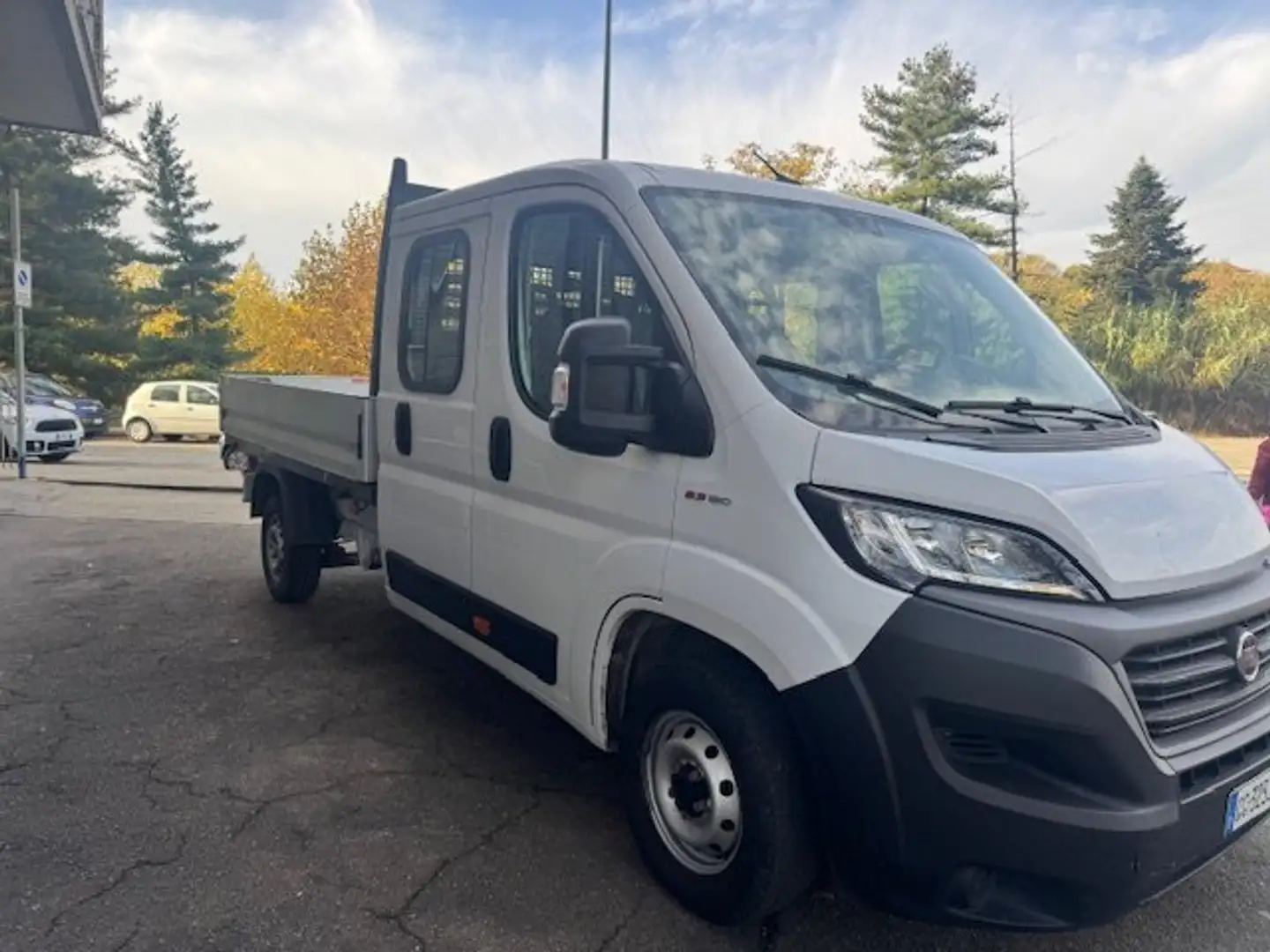 Fiat Ducato 2.3 MJT 120CV PLM-DOPPIA CABINA CASSONE FISSO Bianco - 1