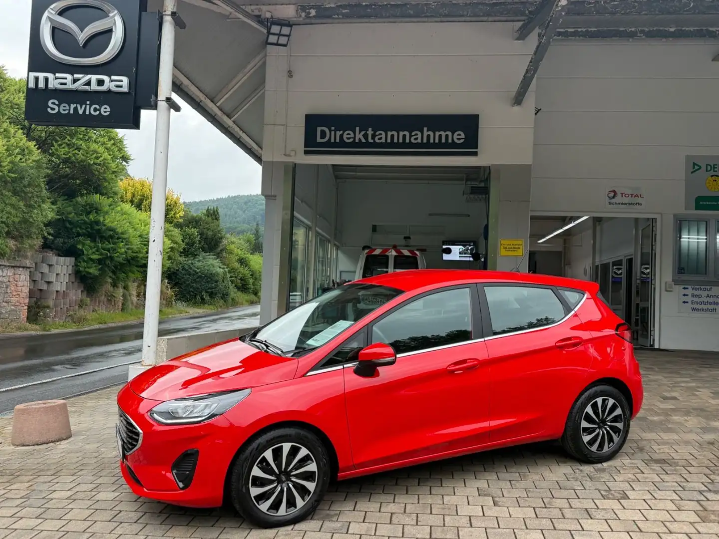 Ford Fiesta Titanium Rouge - 1