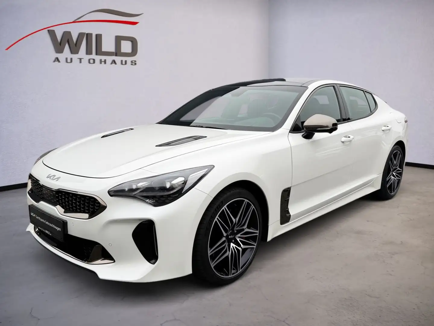 Kia Stinger 3.3 V6 T-GDI  4WD GT GL-Dach Weiß - 2