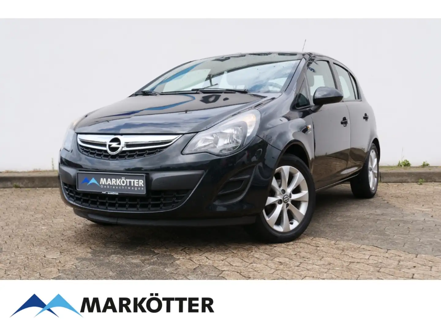 Opel Corsa D 1.2 Active 58.000!!!km Zwart - 1