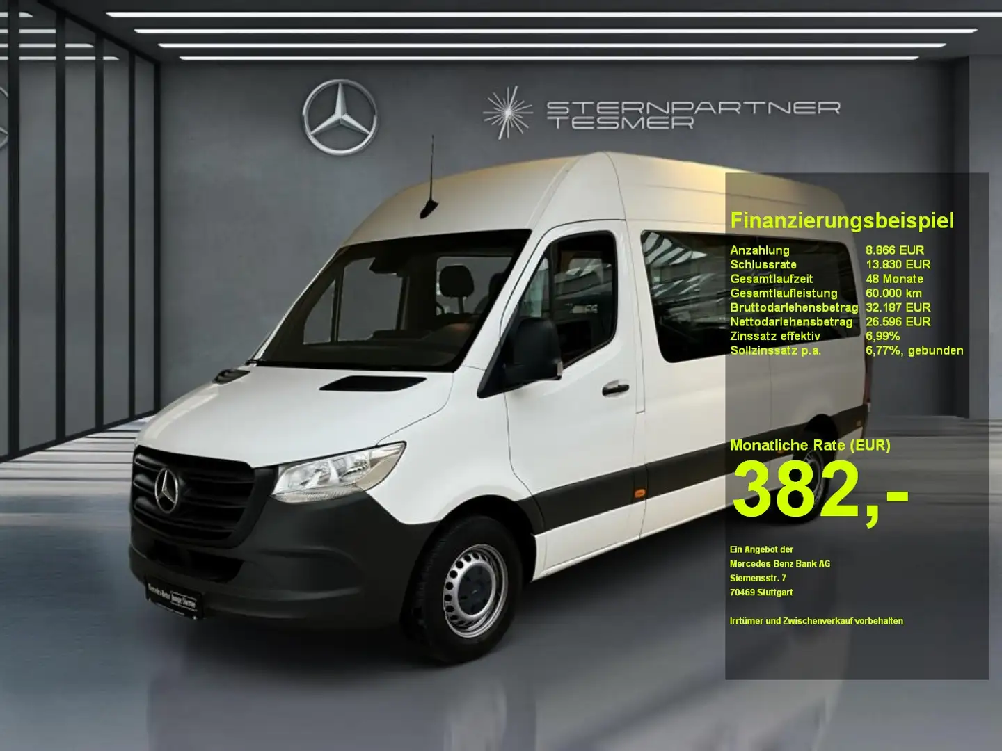 Mercedes-Benz Sprinter 214 CDI L2H2 Kombi DAB Weiß - 1
