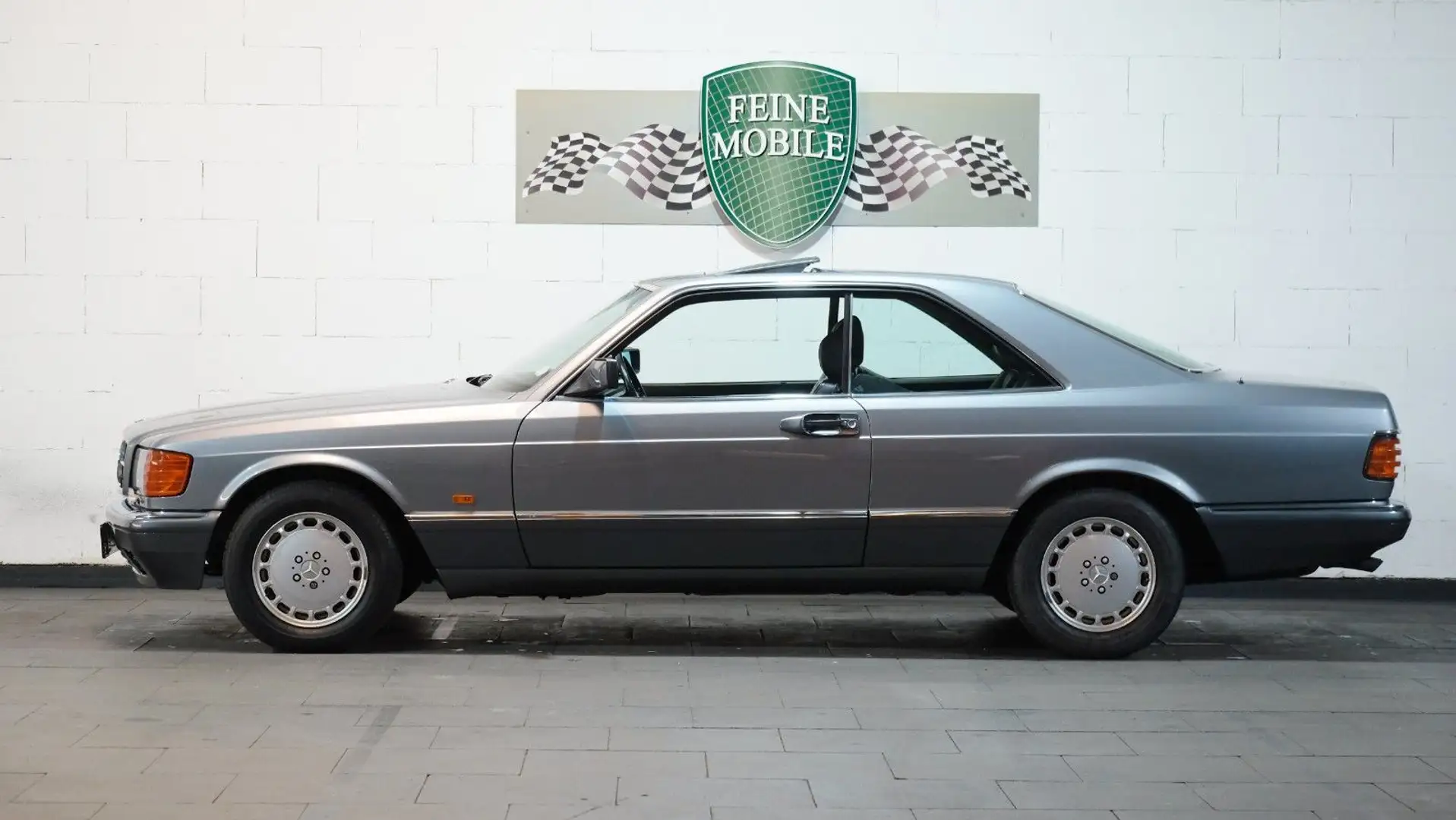 Mercedes-Benz 500 SEC, 1 Besitzer, dann in Sammlung. 265 PS Gris - 2