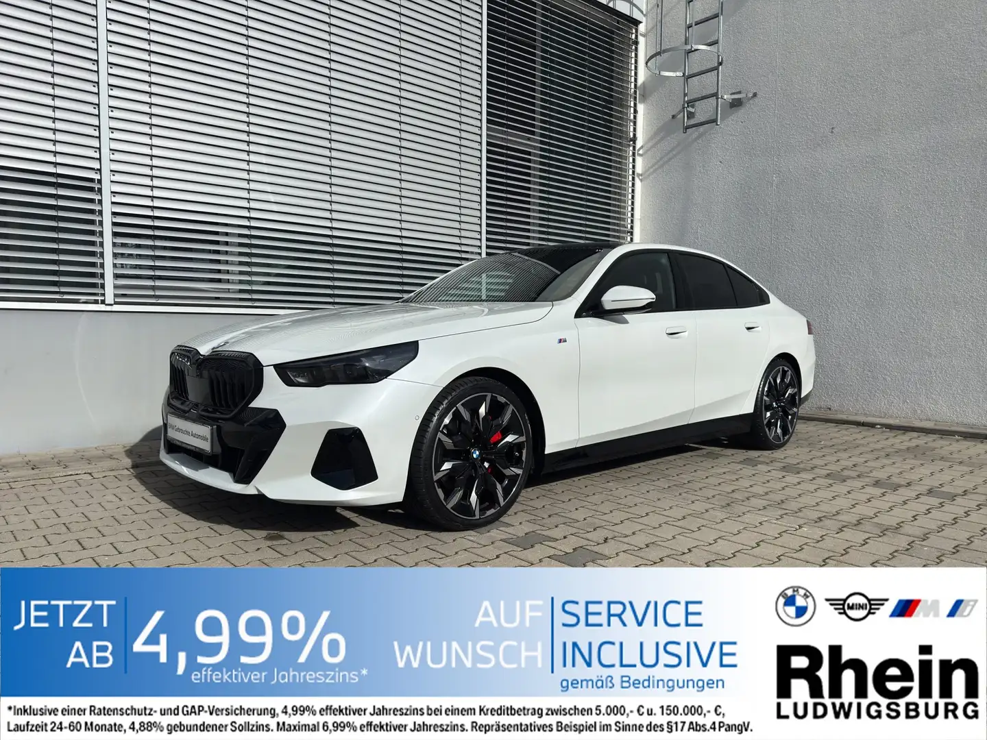BMW 540 d xDrive Limousine M Sportpaket Weiß - 1