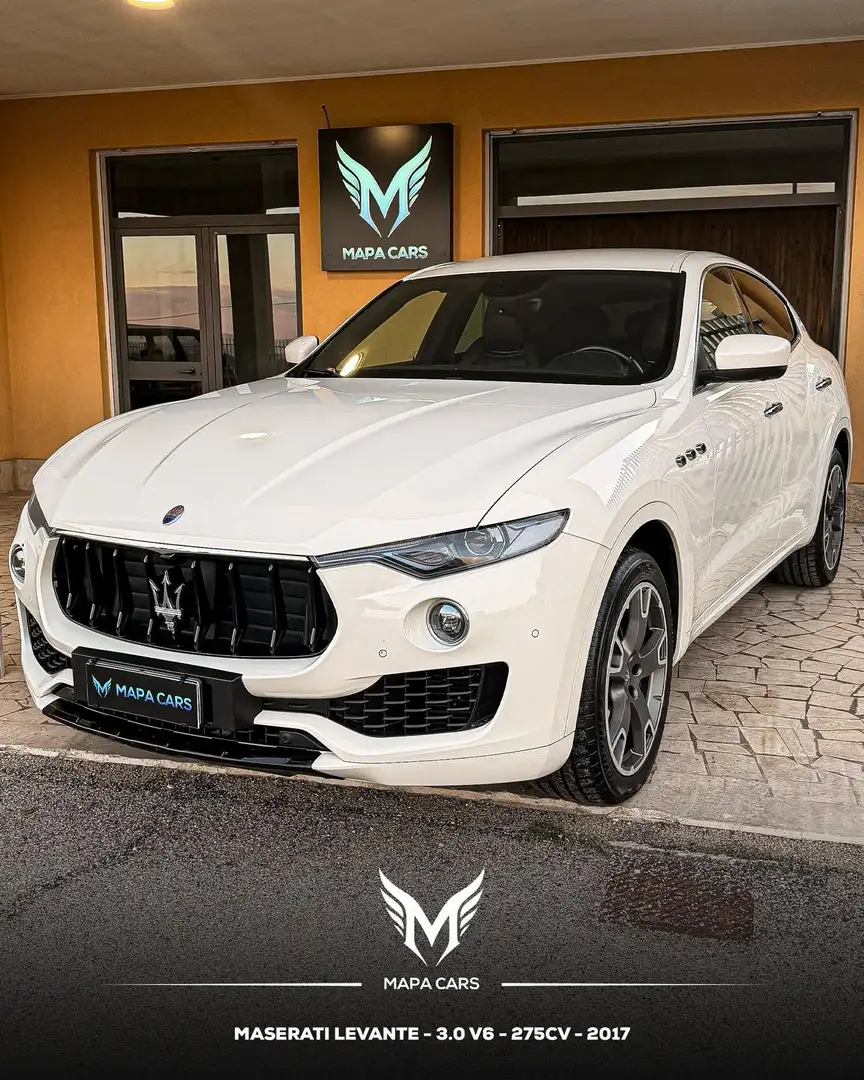 Maserati Levante Levante 3.0 V6 275cv auto Blanc - 1