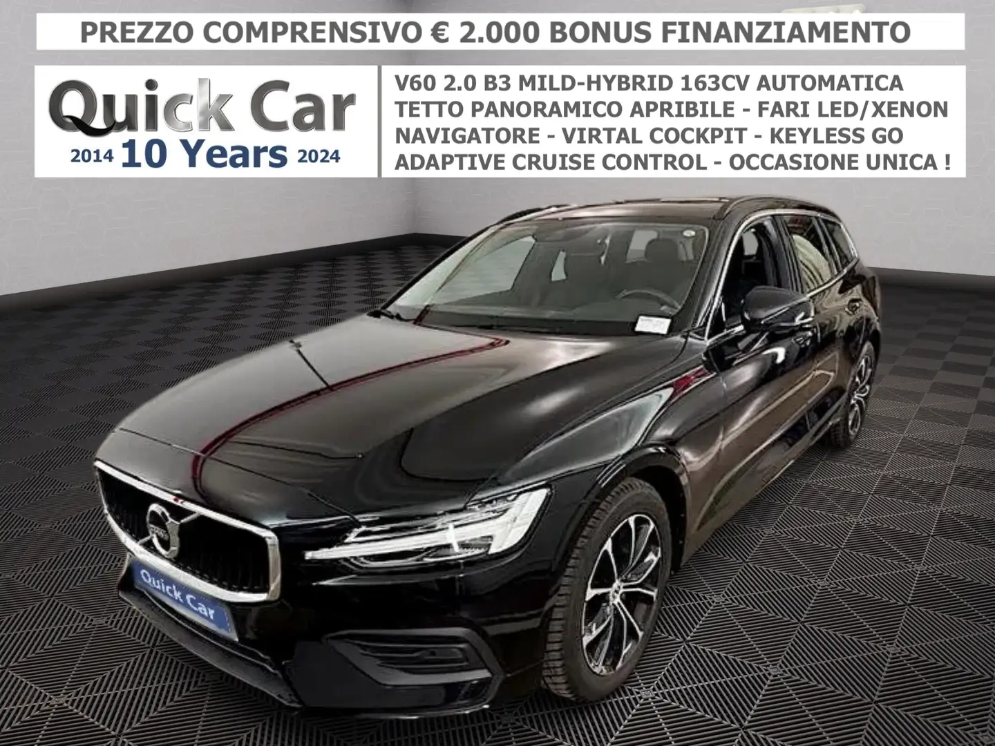 Volvo V60 b3 Momentum Business Pro,TETTO,VIRTUAL,ACC,LED Noir - 1