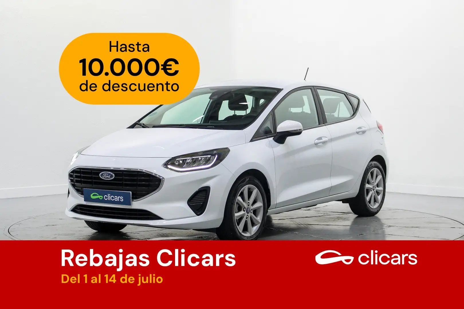 Ford Fiesta 1.0 EcoBoost Trend 100 Bianco - 1