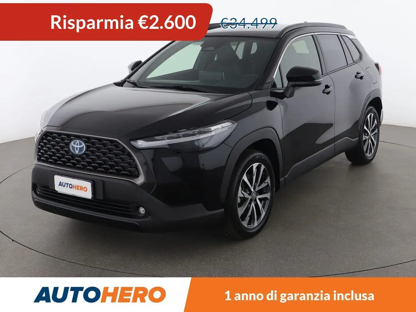 Toyota Corolla Cross 2.0 Hybrid Lounge 197 CV AWD-i Nero - 1
