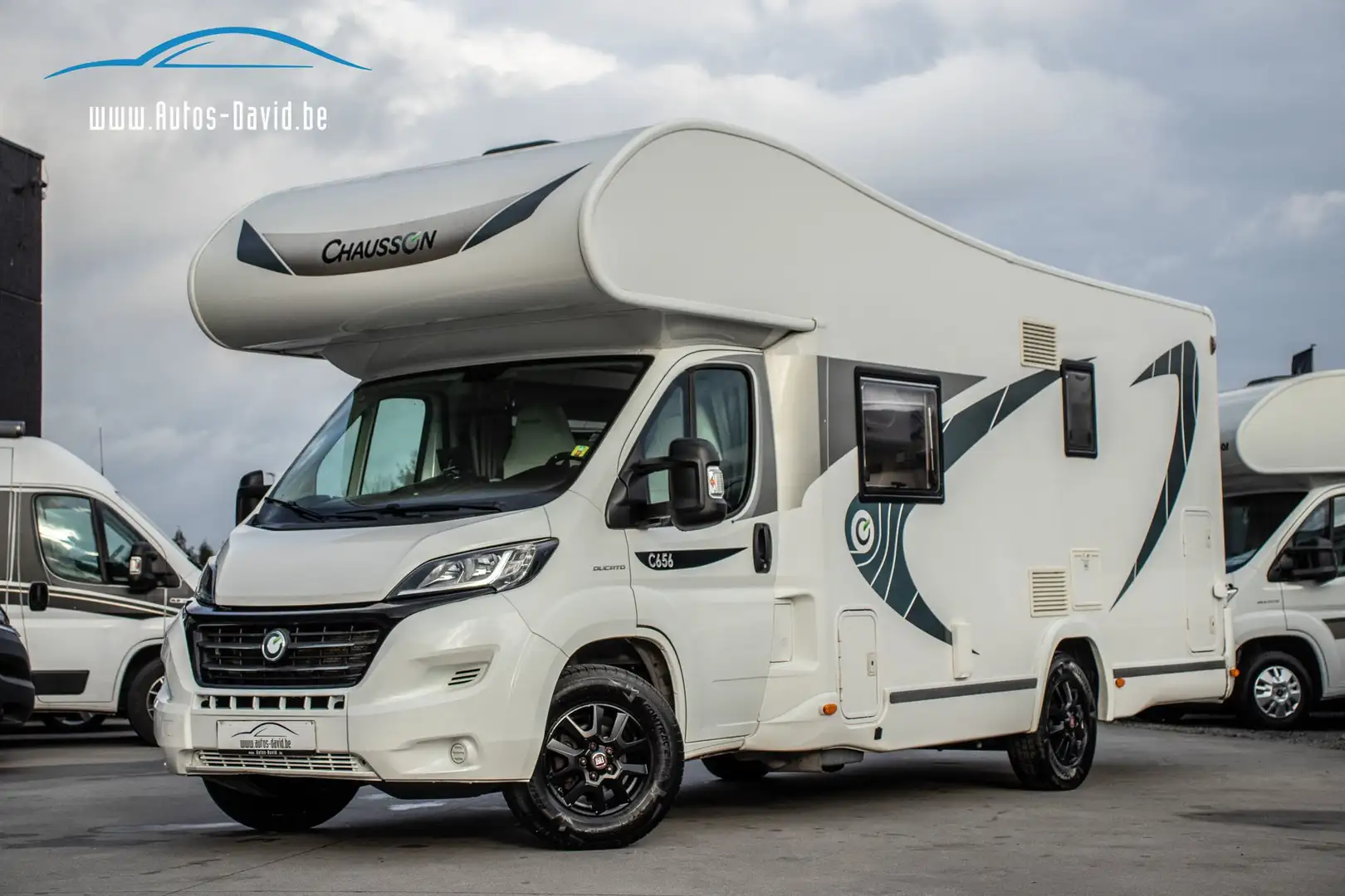 Chausson C656 VIP Fiat 2.3d 7 Plaatsen / ZONNEPANEEL / TV Wit - 1