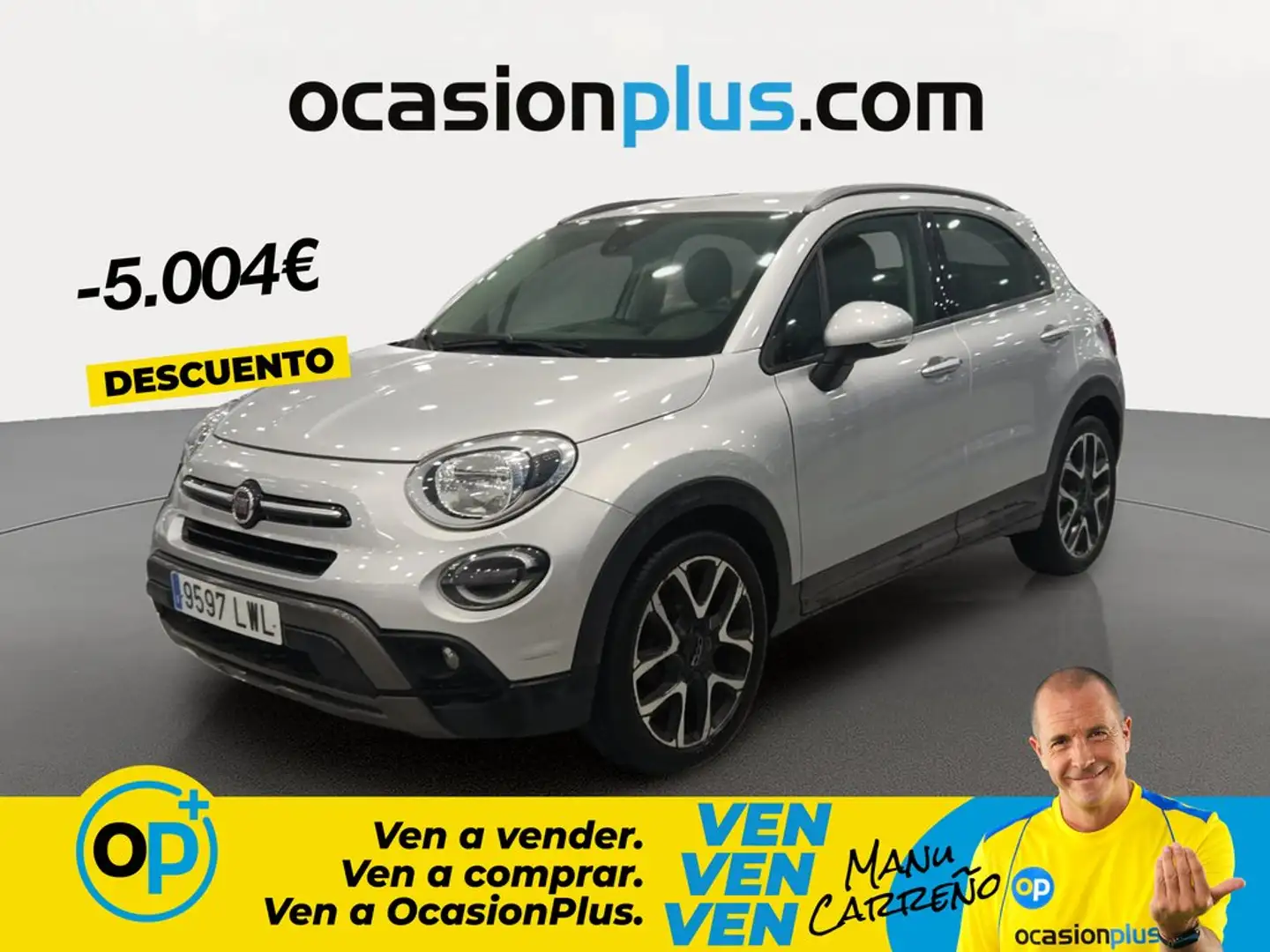 Fiat 500X 1.6Mjt S&S Cross 97kW Gris - 1