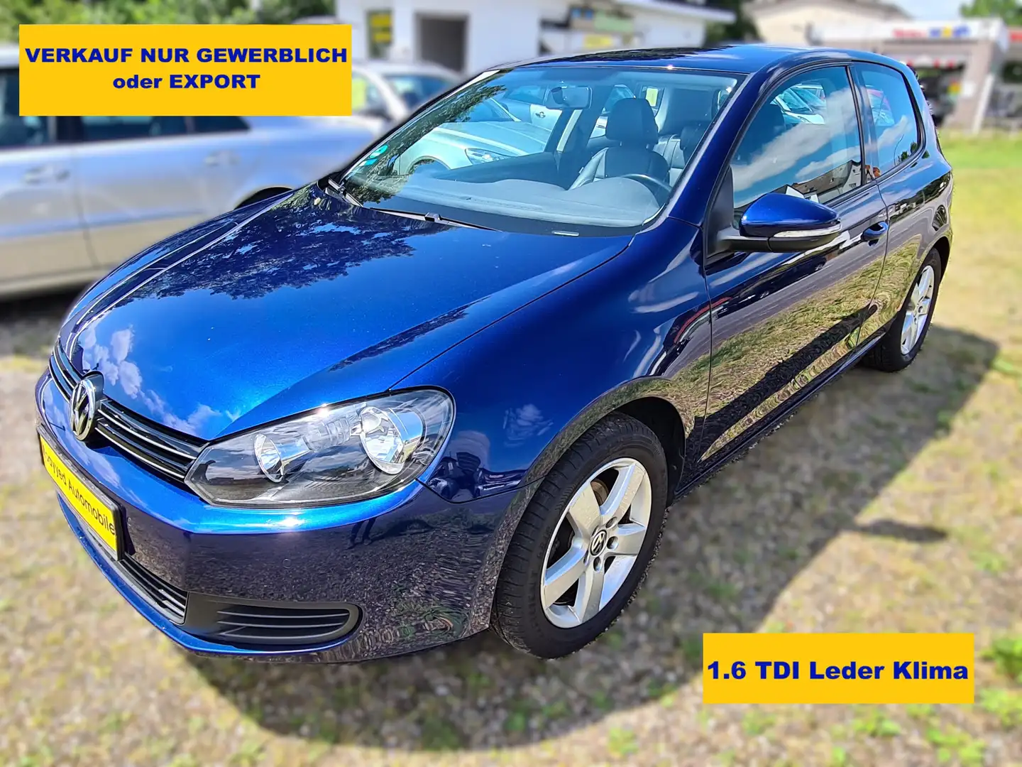 Volkswagen Golf Comfortline BlueMotion/BMT VI (5K1) 1.6 TDI Leder Blau - 1