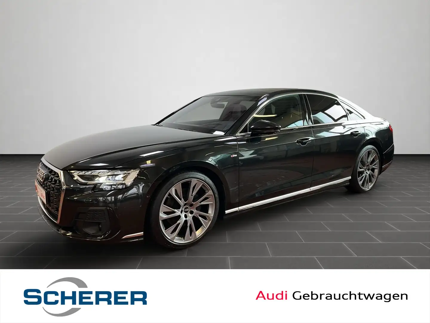 Audi A8 50 TDI quattro tiptronic S-line LEDER TV B&O Gris - 1