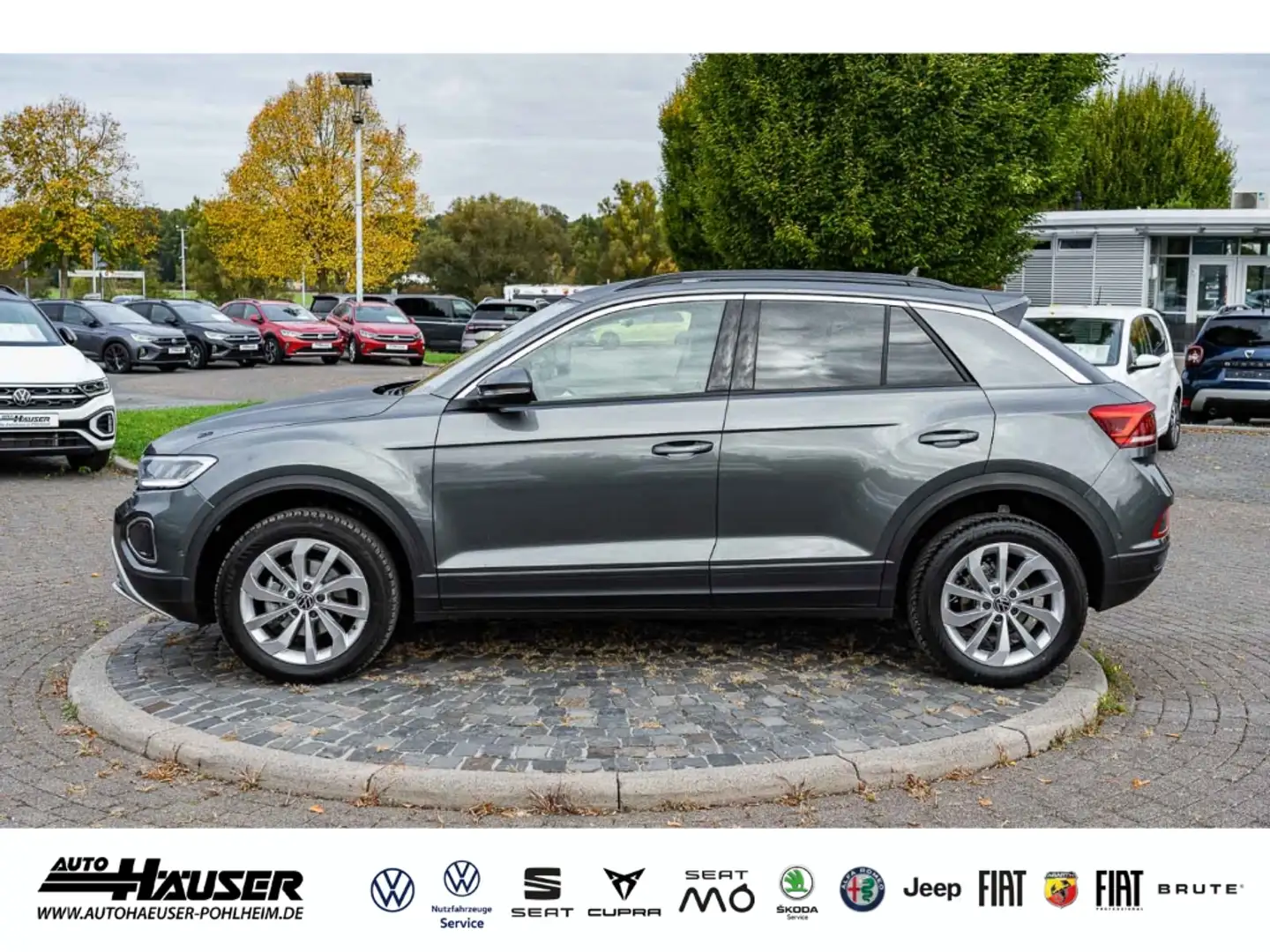 Volkswagen T-Roc Life 1.5 TSI DSG NAVI KAMERA PARK ACC LED APP-CONN Grau - 2