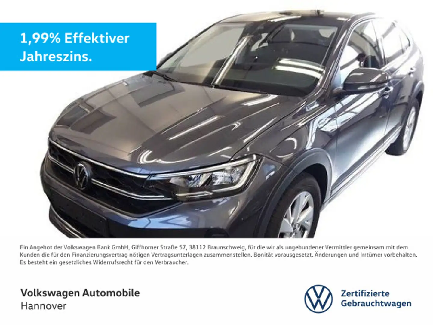 Volkswagen Taigo 1.0 TSI Life Navi Pano LED DigCockpit PDC Grau - 1