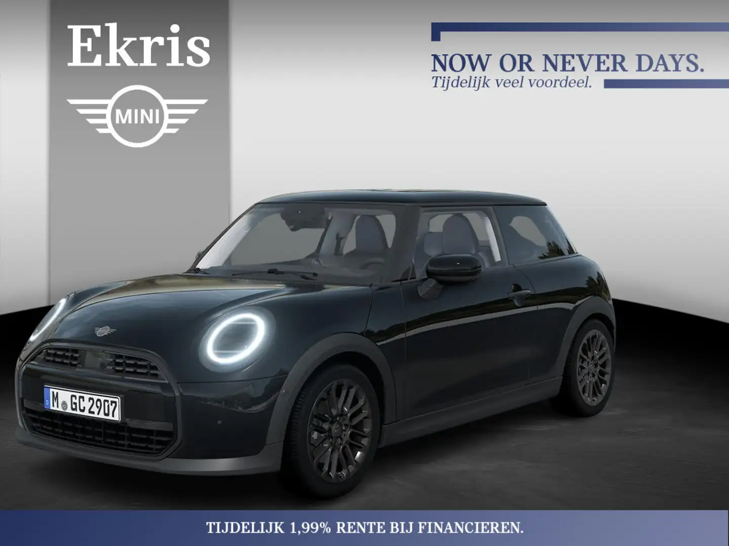 MINI Cooper C Pakket M + Classic Trim | Actie Zwart - 1