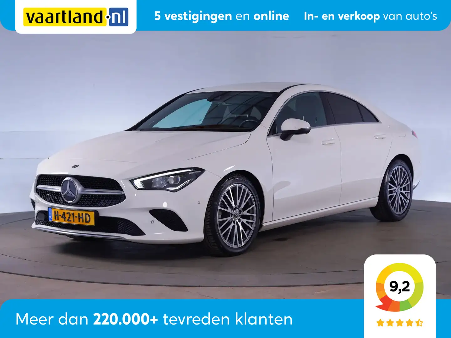 Mercedes-Benz CLA 180 Business Solution Progressive Aut. [ Leder Stoelve Weiß - 1