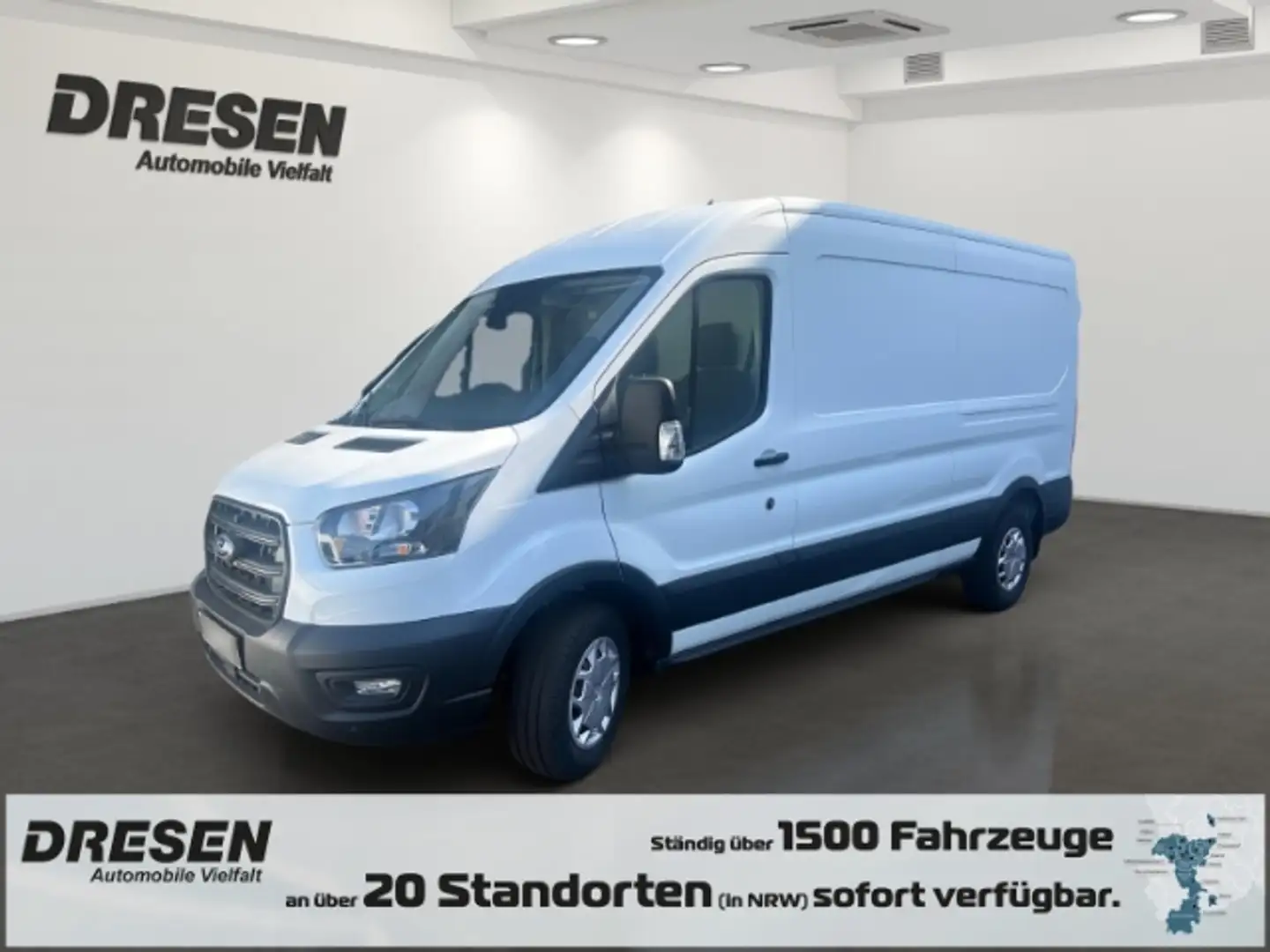 Ford Transit Trend 350 L3 Automatik/Klima/PDC/Bluetooth Weiß - 1