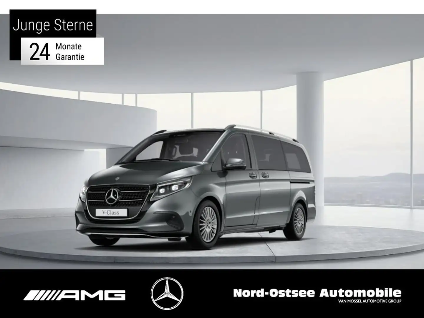 Mercedes-Benz V 220 d STYLE DISTR SHZG AHK NAVI KLIMA KAMERA Gris - 1