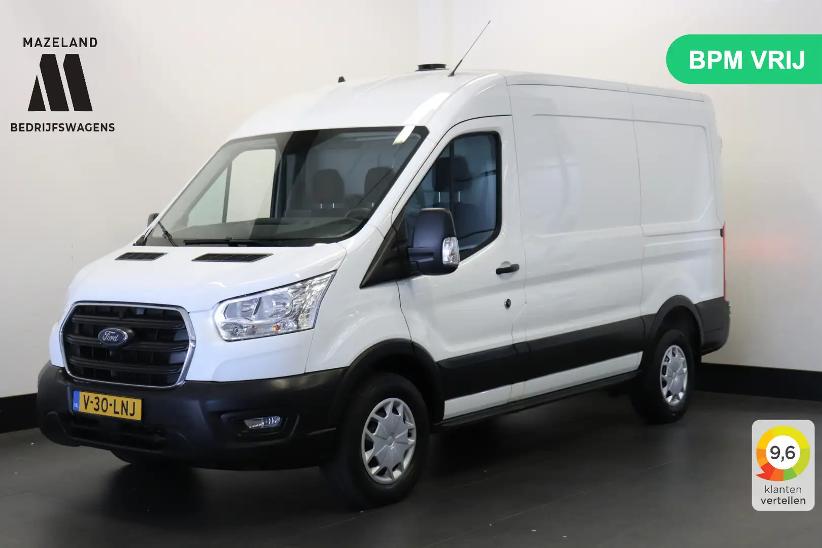 Ford Transit 350 2.0 TDCI 130PK L2H2 - EURO 6 - Airco - Navi - Wit - 1
