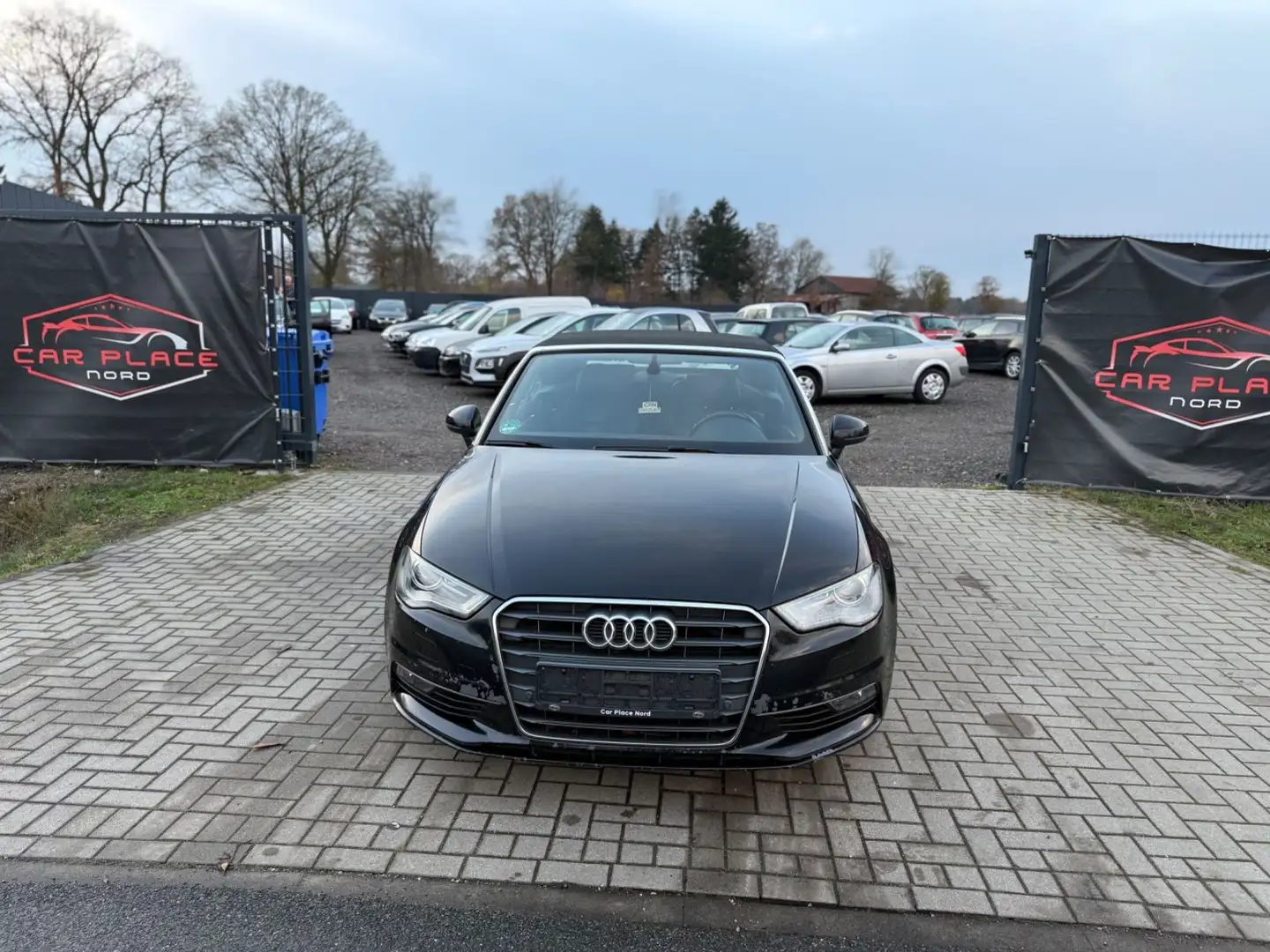 Audi A3 Cabriolet ambition AUTOMATIK/1.HAND/NAVI/SHZ Schwarz - 2