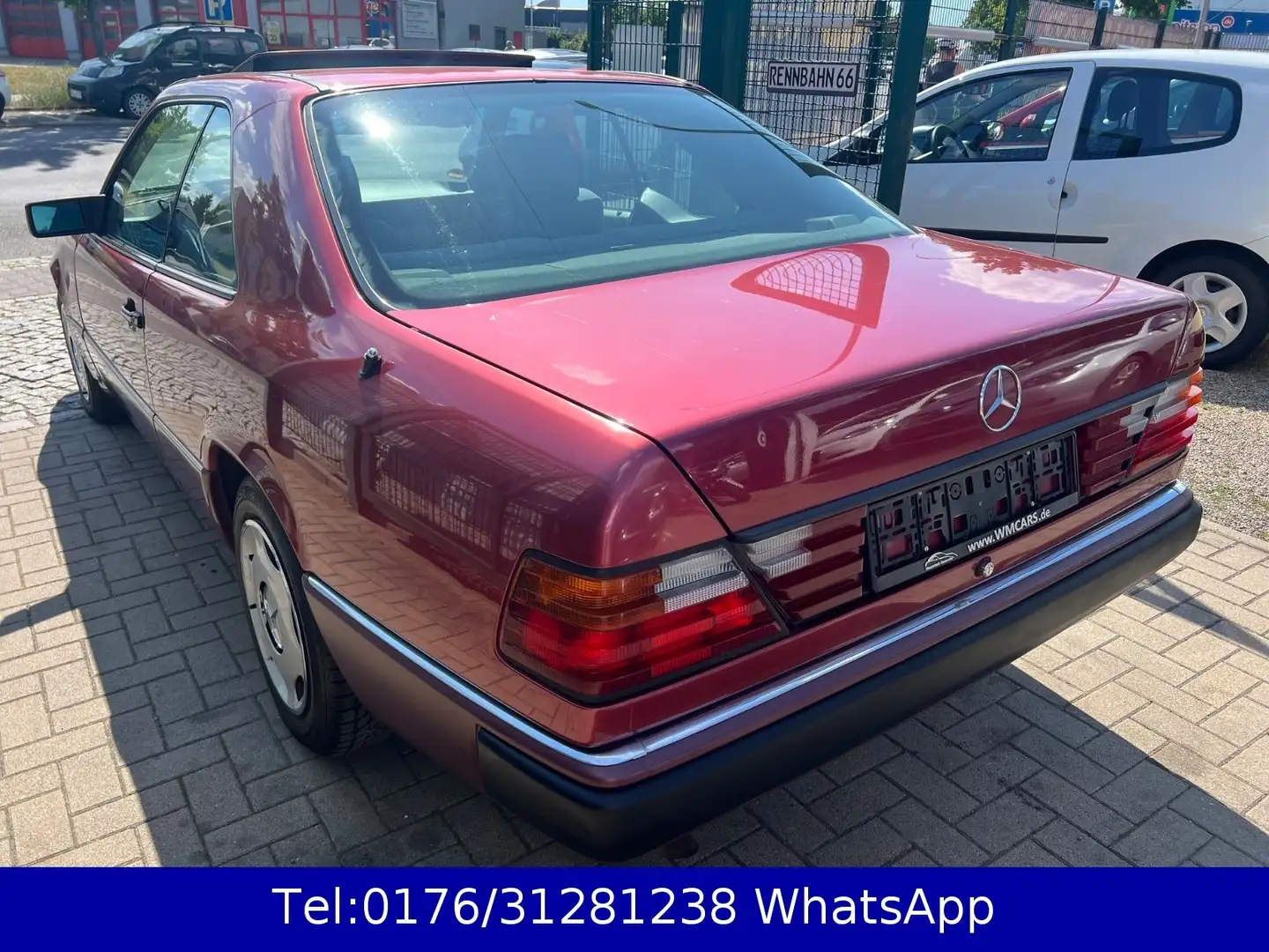 Mercedes-Benz E 220 Coupe !! H-Kenz. !! Auto-Klima !! Tüv-Neu Rot - 1
