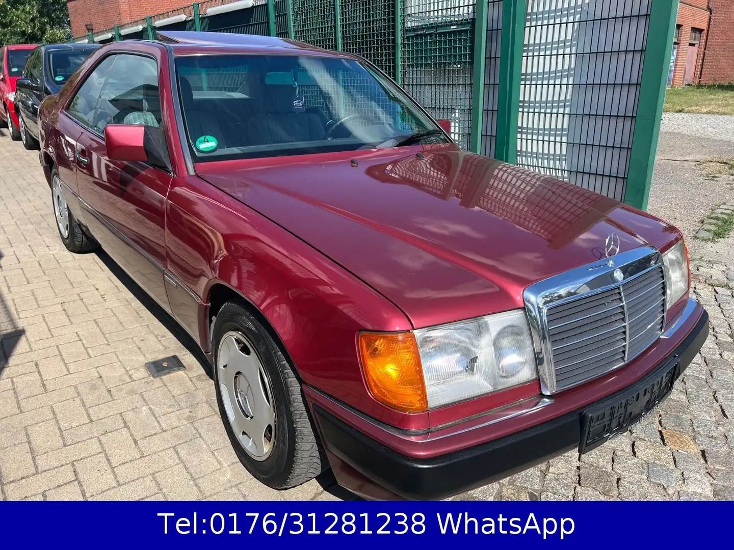 Mercedes-Benz E 220 Coupe !! H-Kenz. !! Auto-Klima !! Tüv-Neu Rot - 2