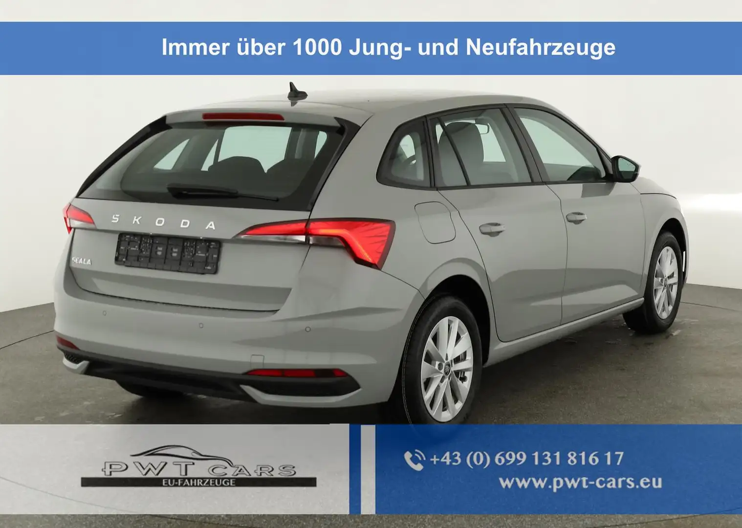 Skoda Scala Essence 1.0 TSI 130 Jahre, Sitzheizung, AppConn... Grau - 1