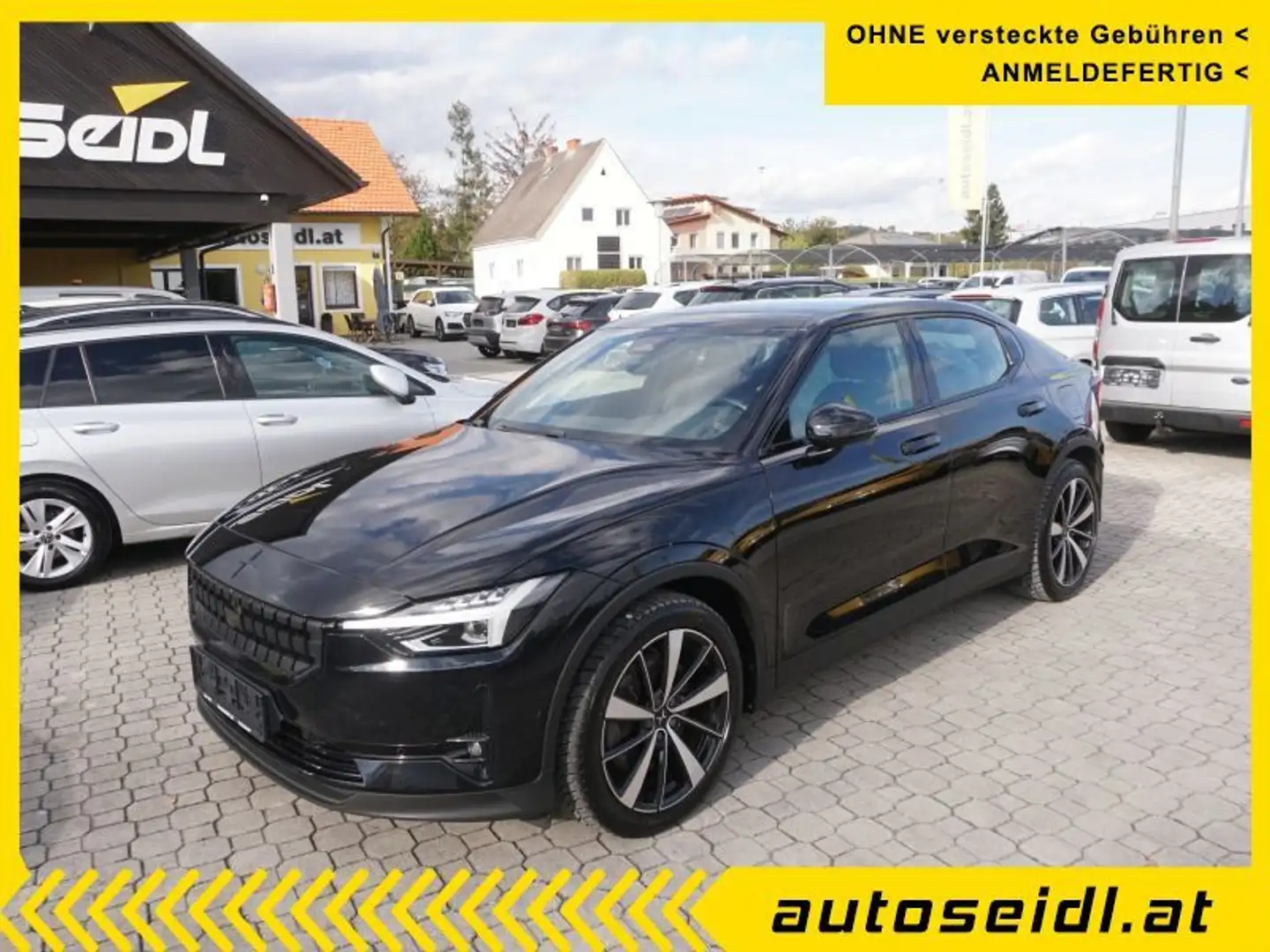 Polestar 2 Long Range Single Motor *PANORAMA*360°KAMEAR* Schwarz - 1