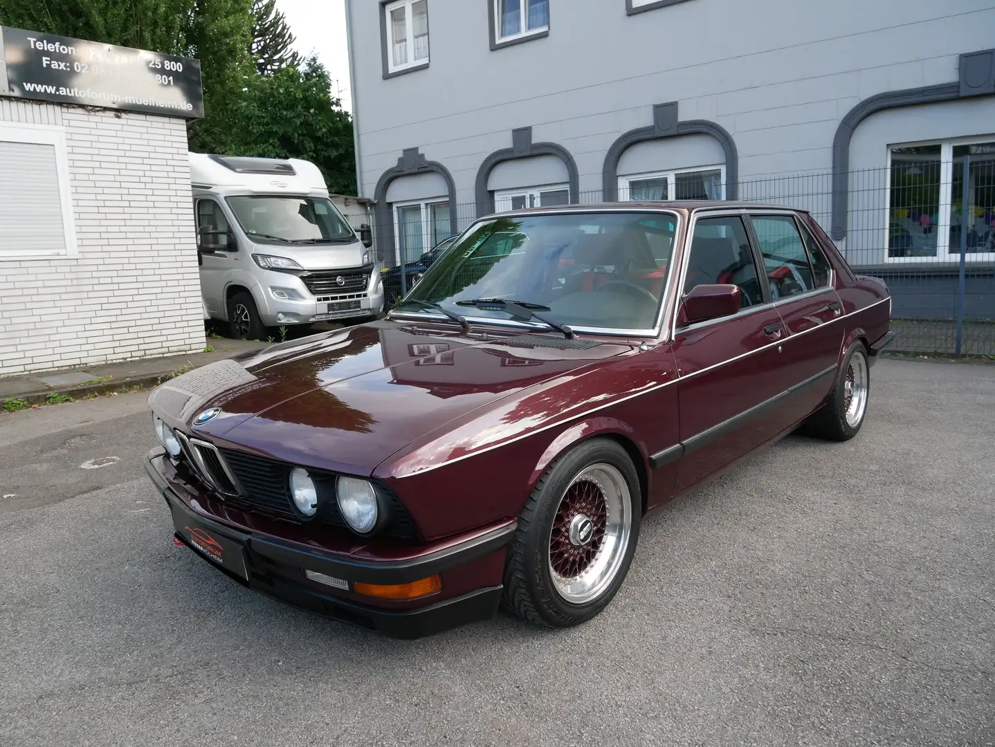 BMW M5 M5 E28 M1 Motor 16Z BBS BRD 2. Hand Top Zustand Rot - 1